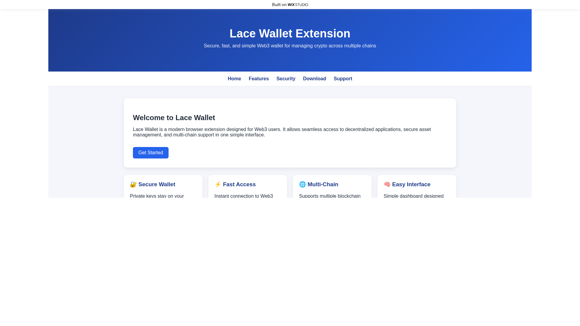 Screenshot of lacex-io.wixstudio.com