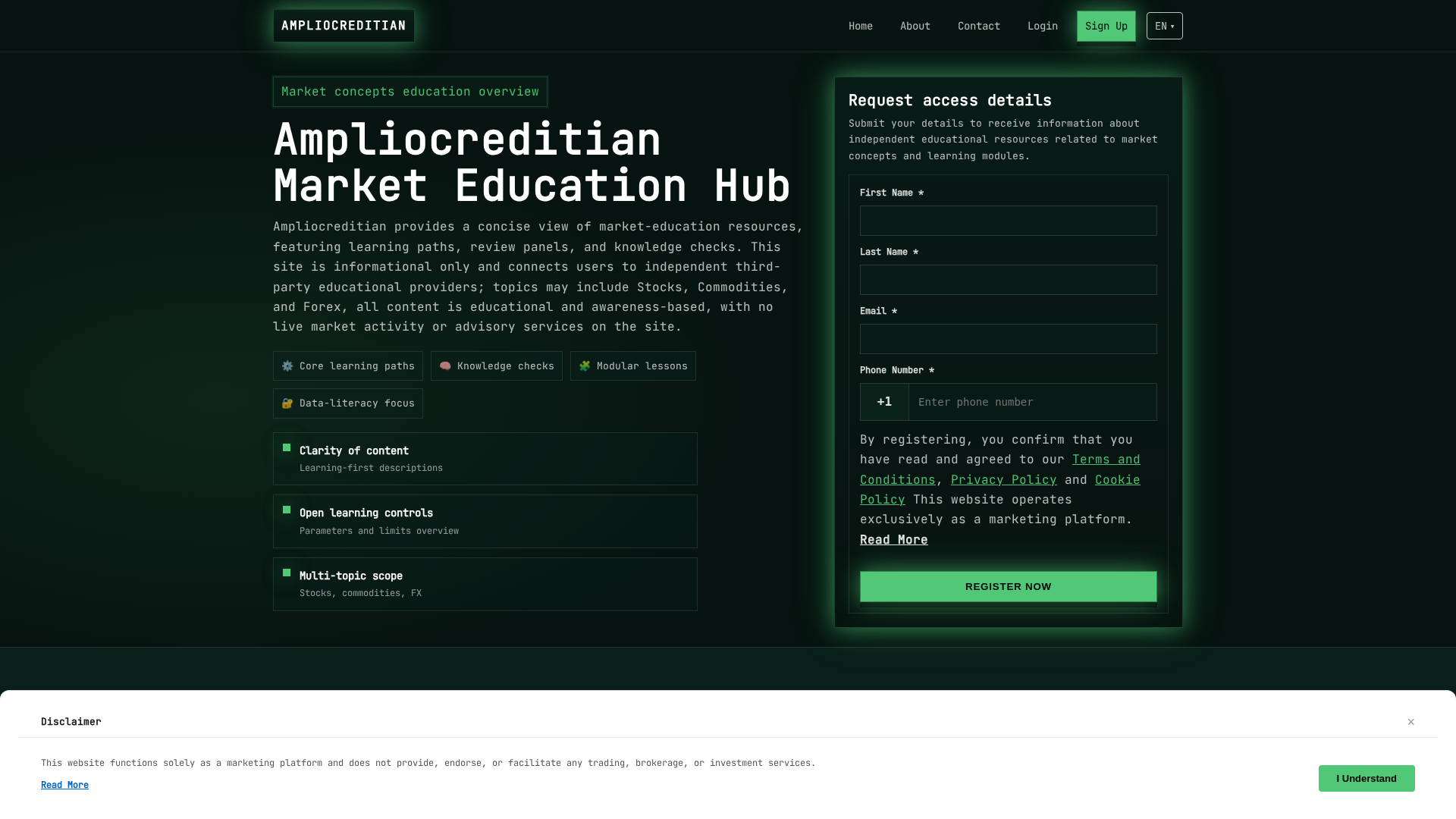 Screenshot of ampliocreditian-system.com