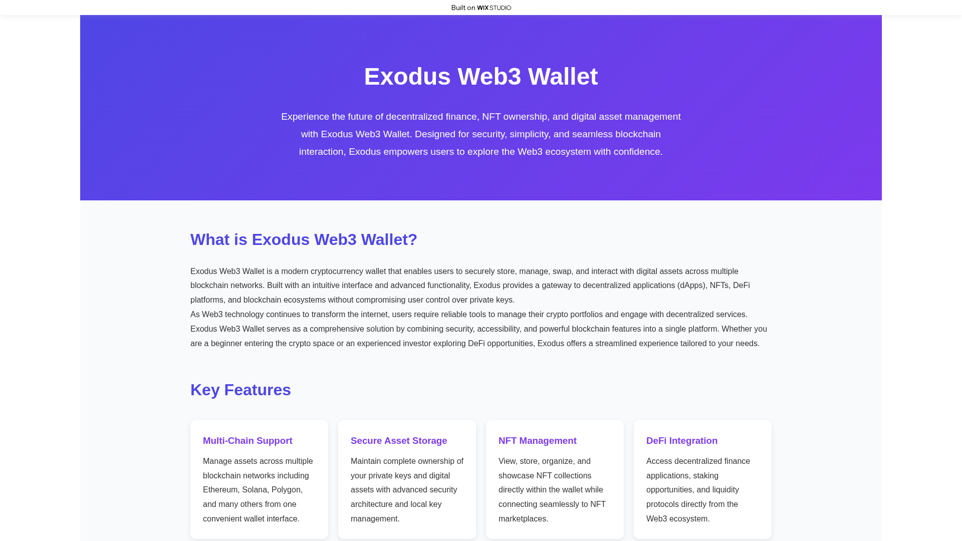 Screenshot of exeduso-en.wixstudio.com