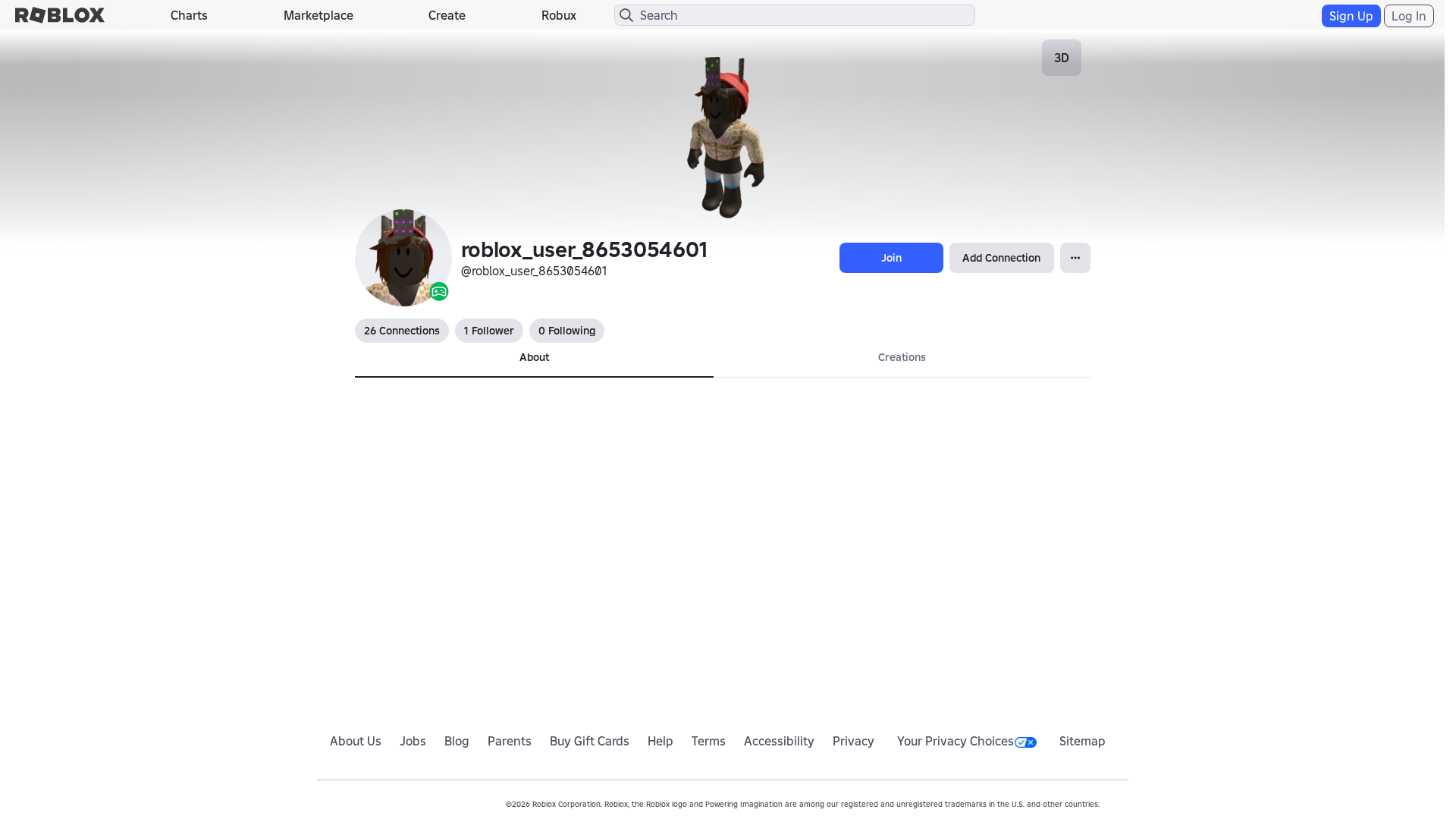 Screenshot of www.roblox.com.bi