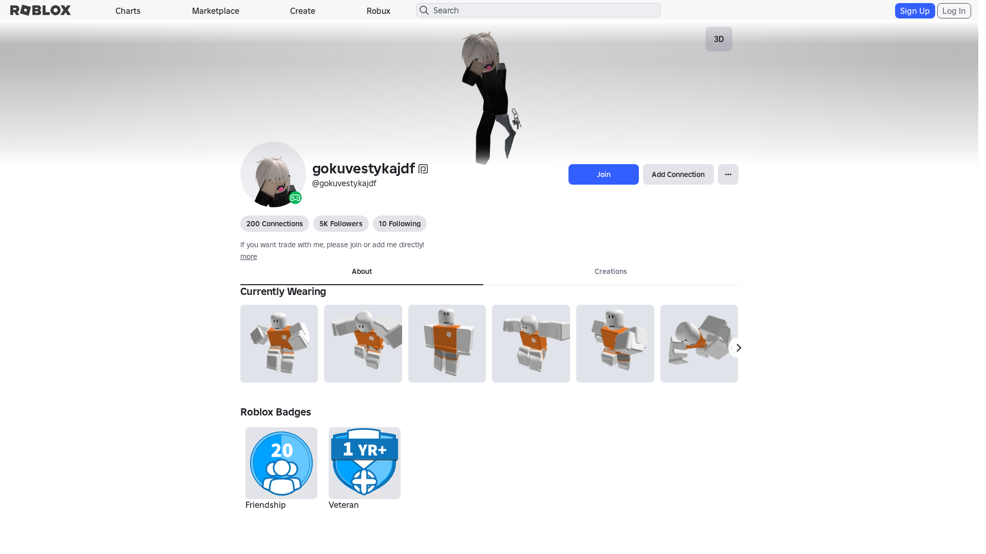 Screenshot of www.roblox.com.mu