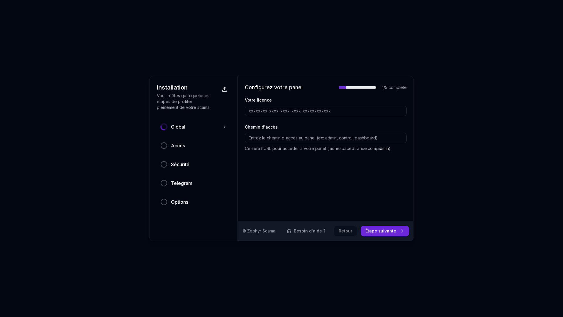 Screenshot of monespacedfrance.com
