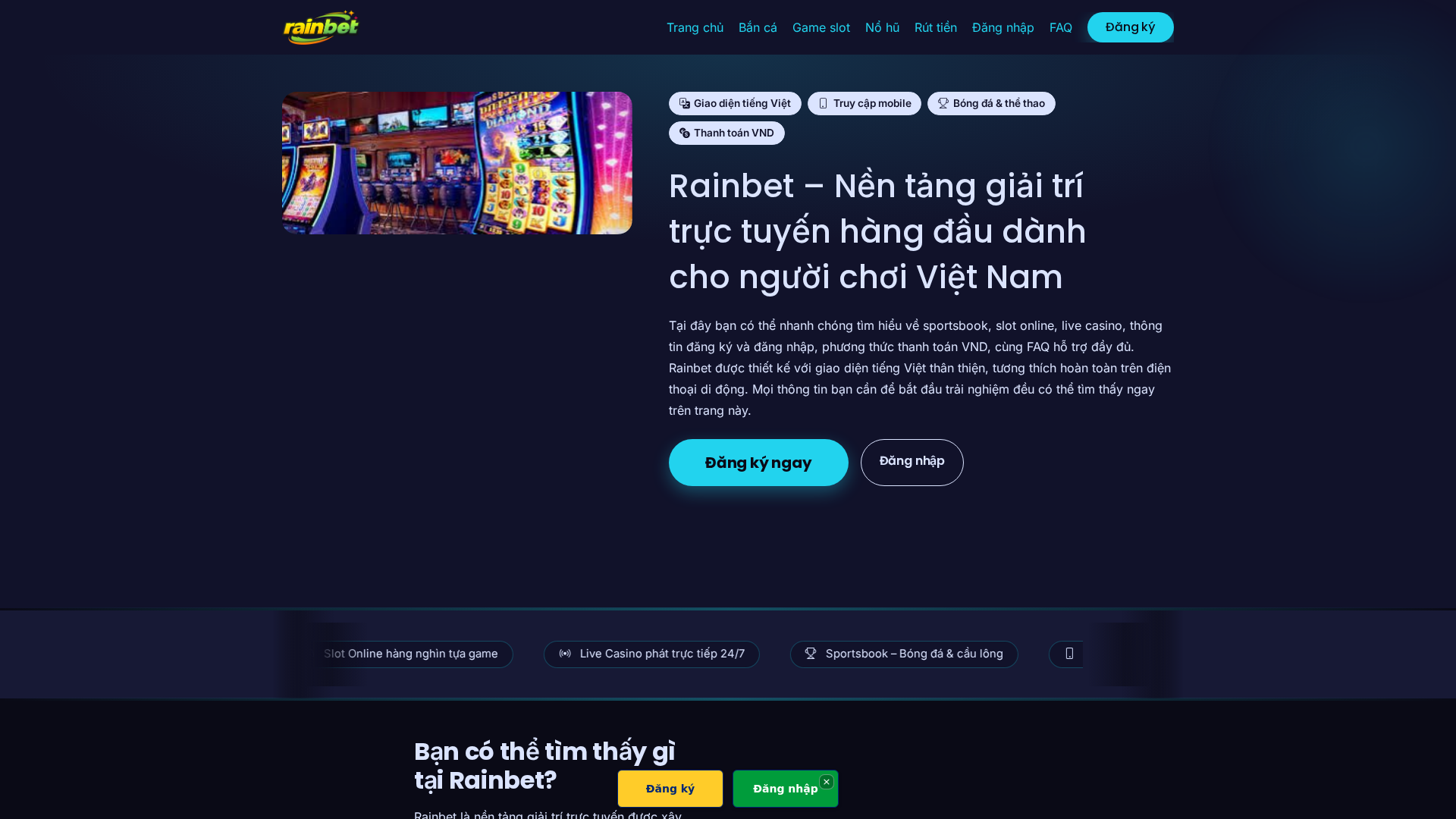 Screenshot of rainbet.st