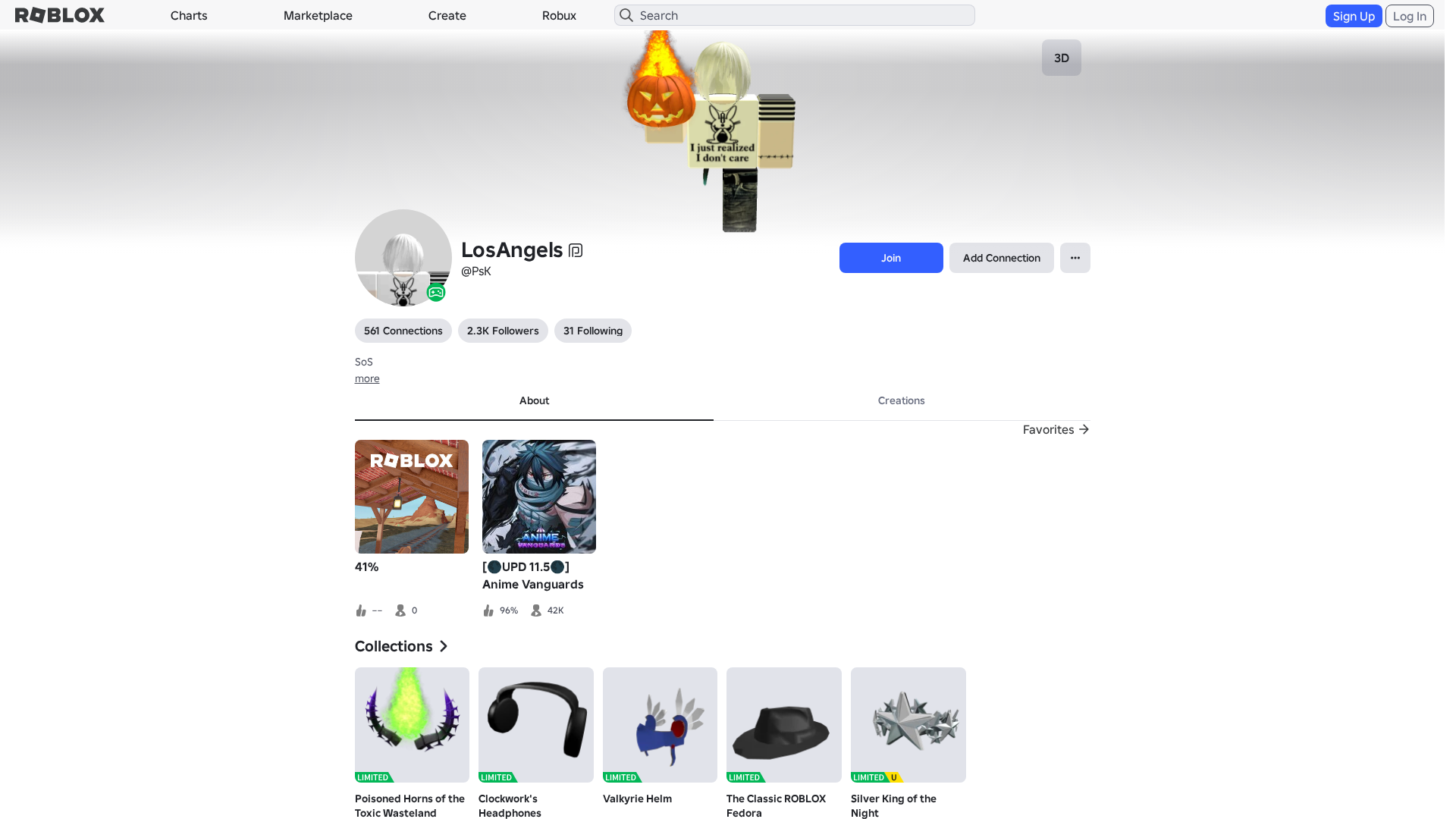 Screenshot of rblox.me