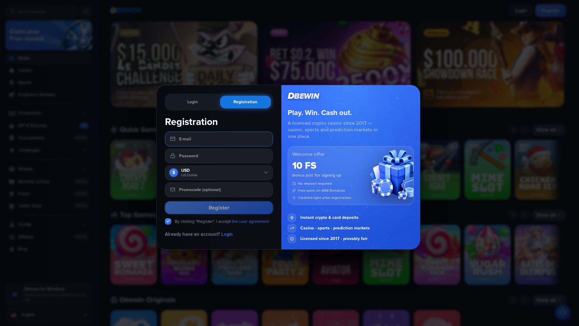 Screenshot of dbewin.com