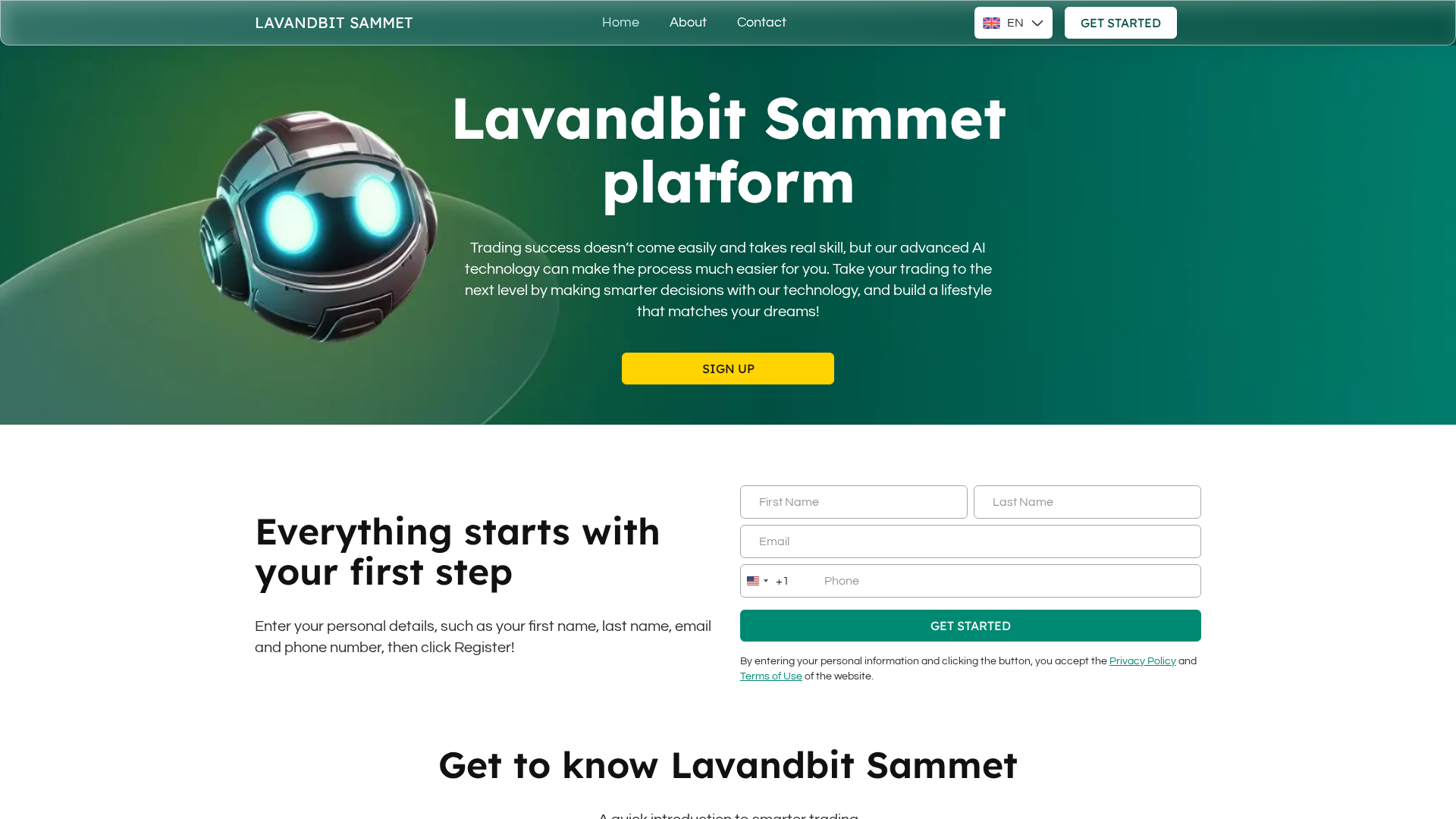 Screenshot of lavandbitsammet-ai.com