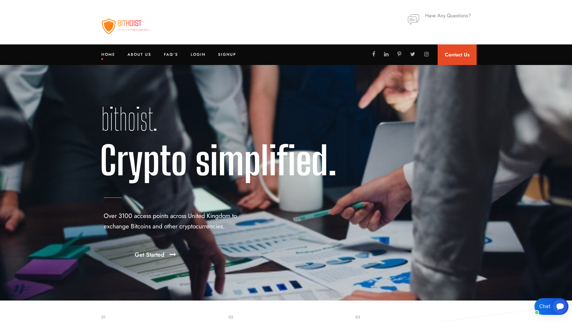 Screenshot of bithoist.org