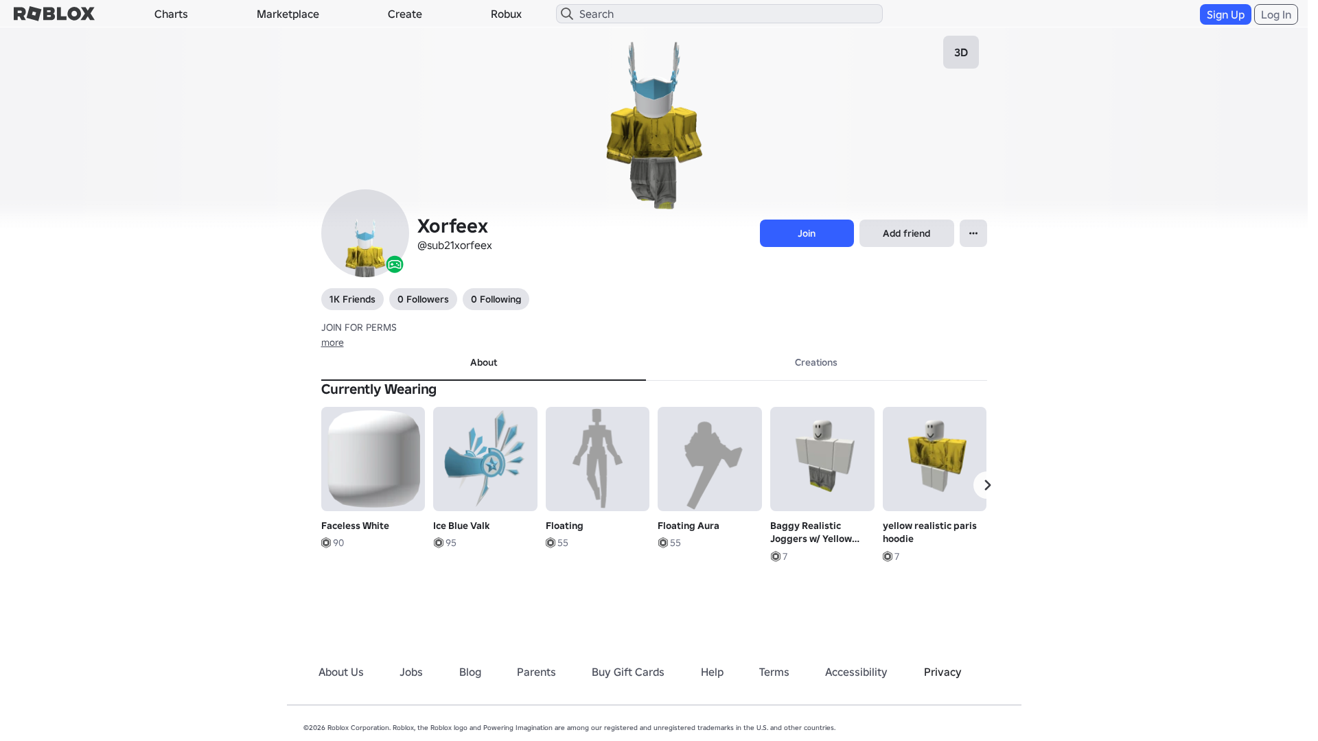 Screenshot of www.roblox.com.ml