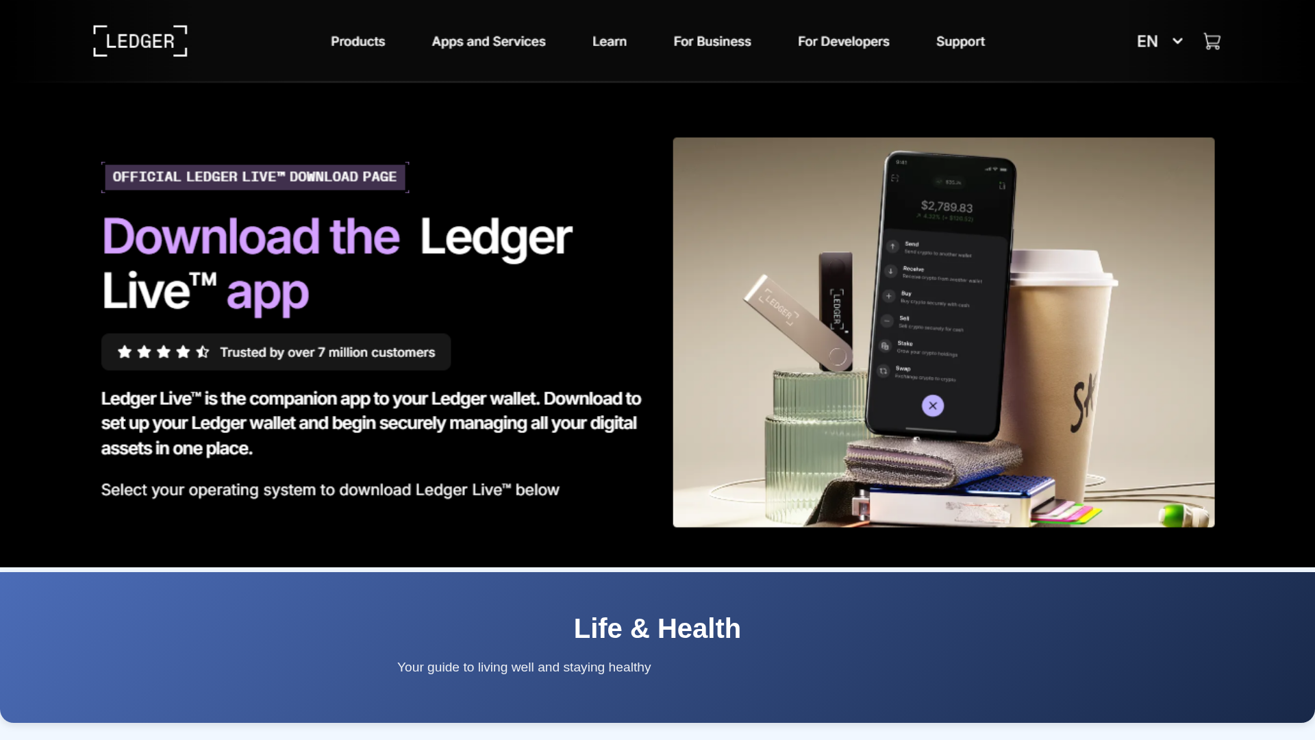 Screenshot of live-desktop-ledgr.pages.dev