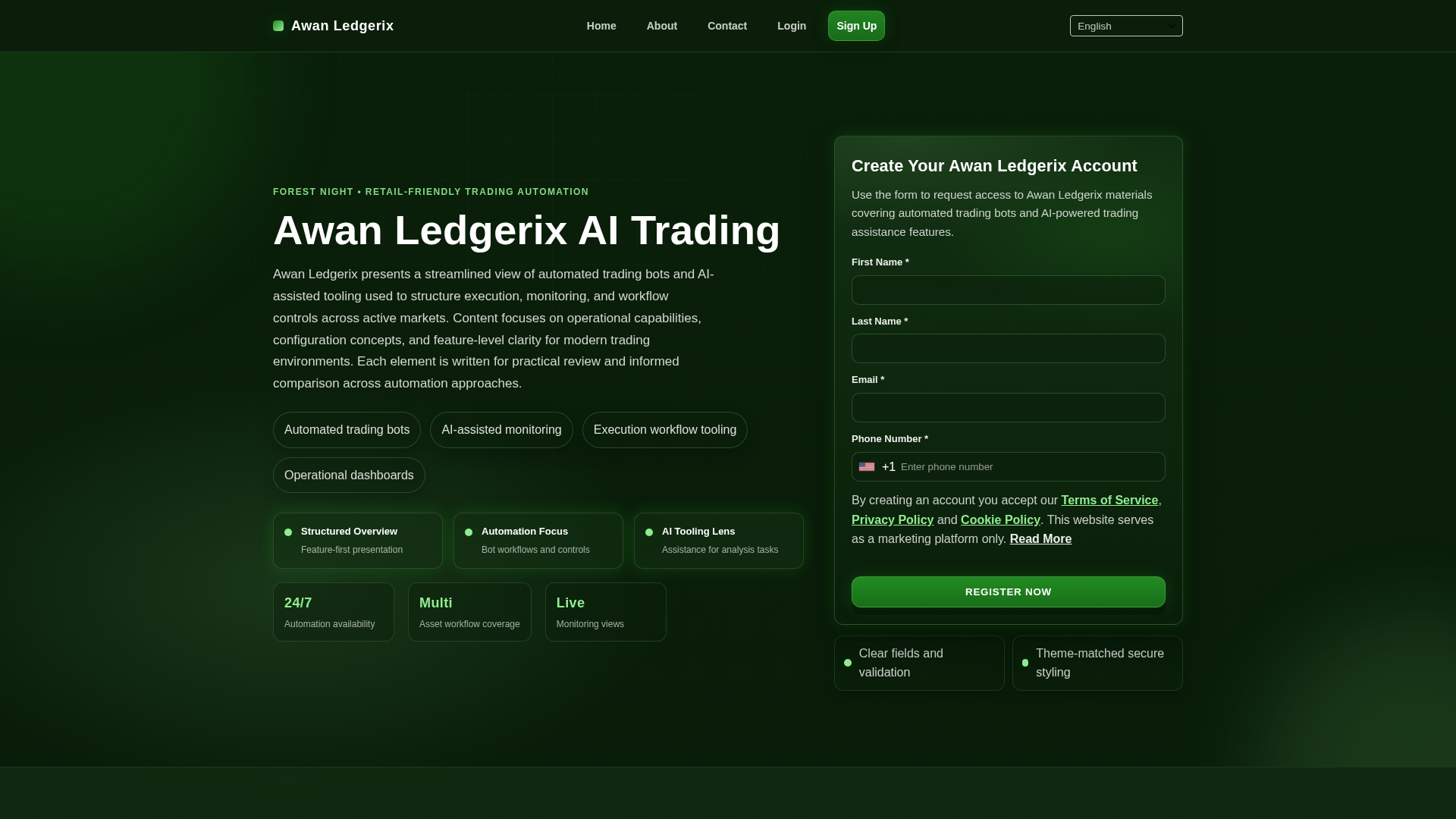 Screenshot of awan-ledgerix.digital