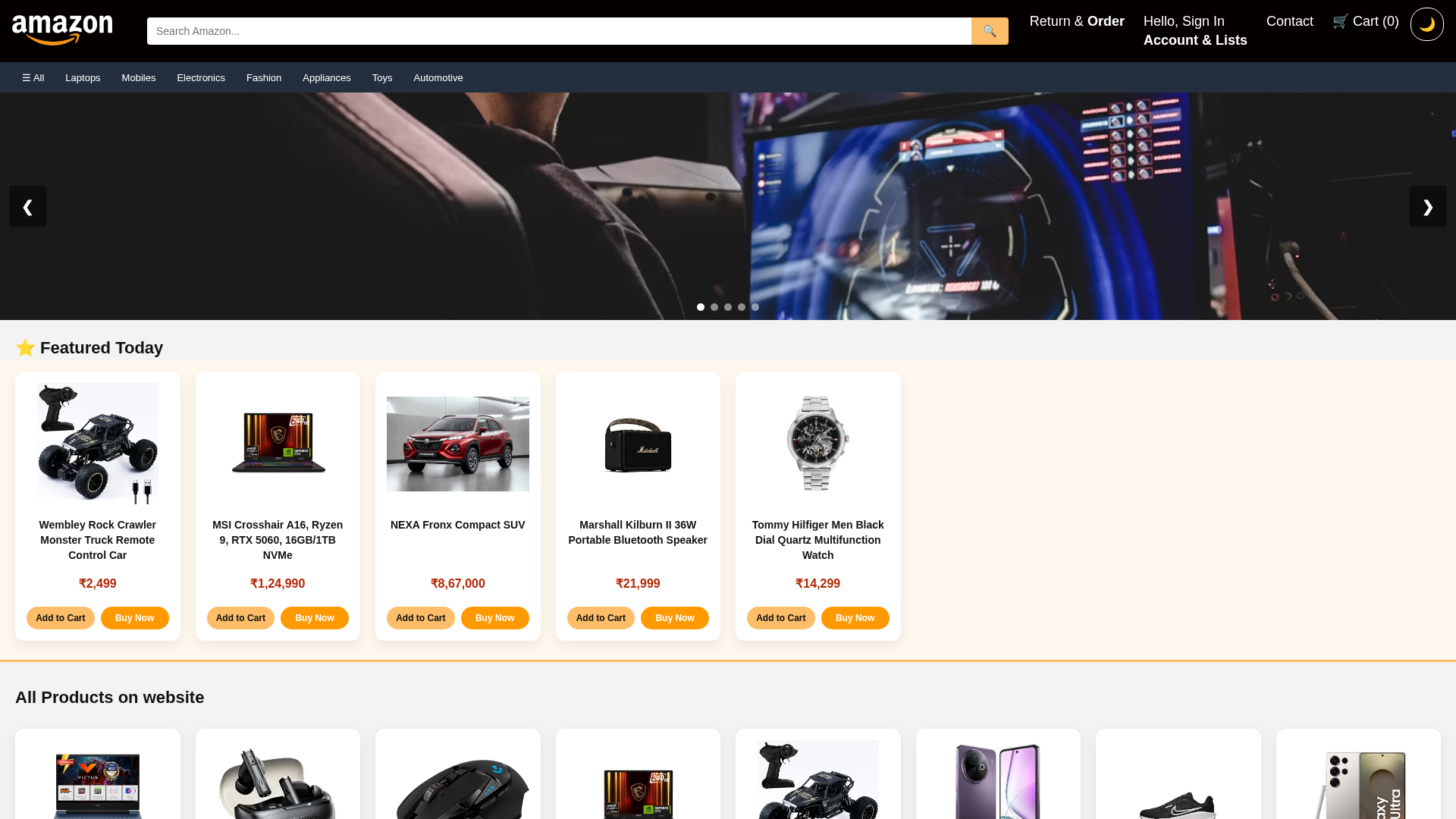 Screenshot of sandeepsharma1507.github.io
