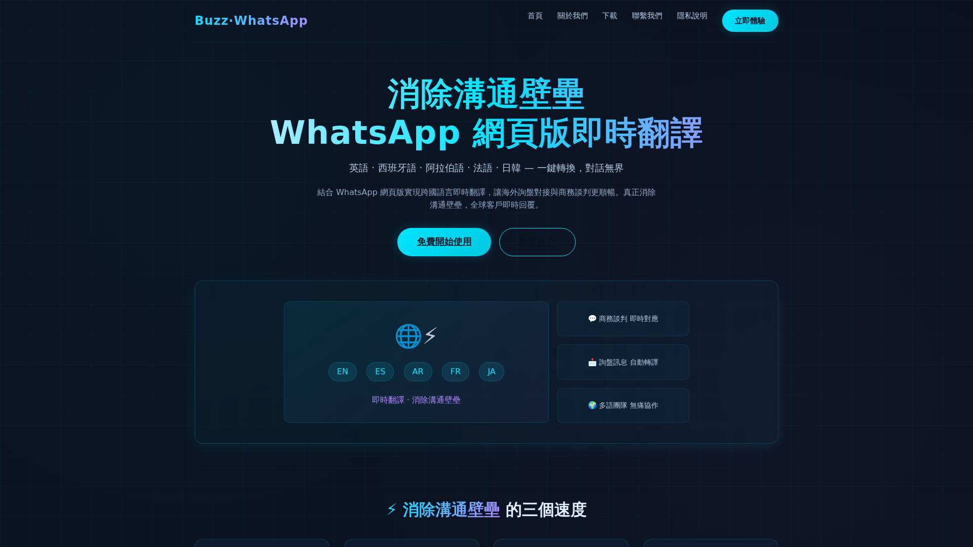 Screenshot of buzz-whatapp.hk.cn