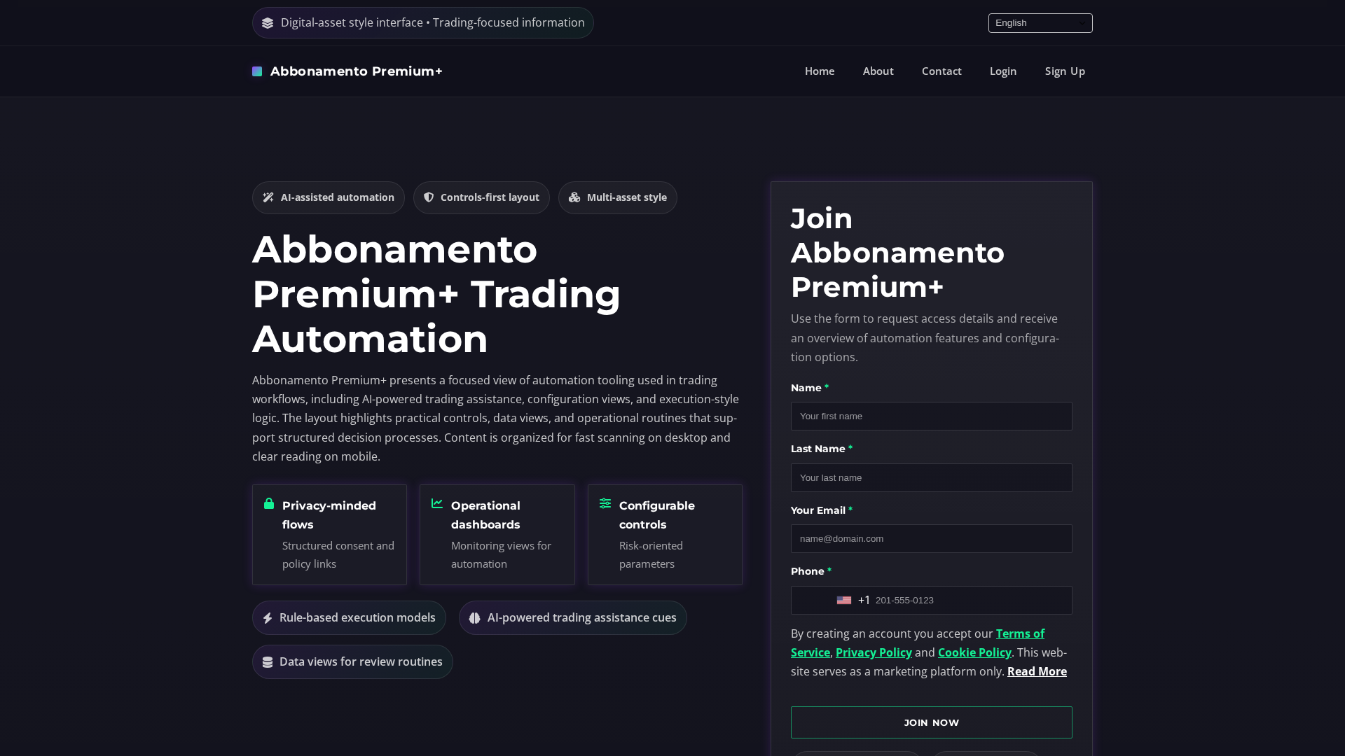 Screenshot of abbonamentopremium.com