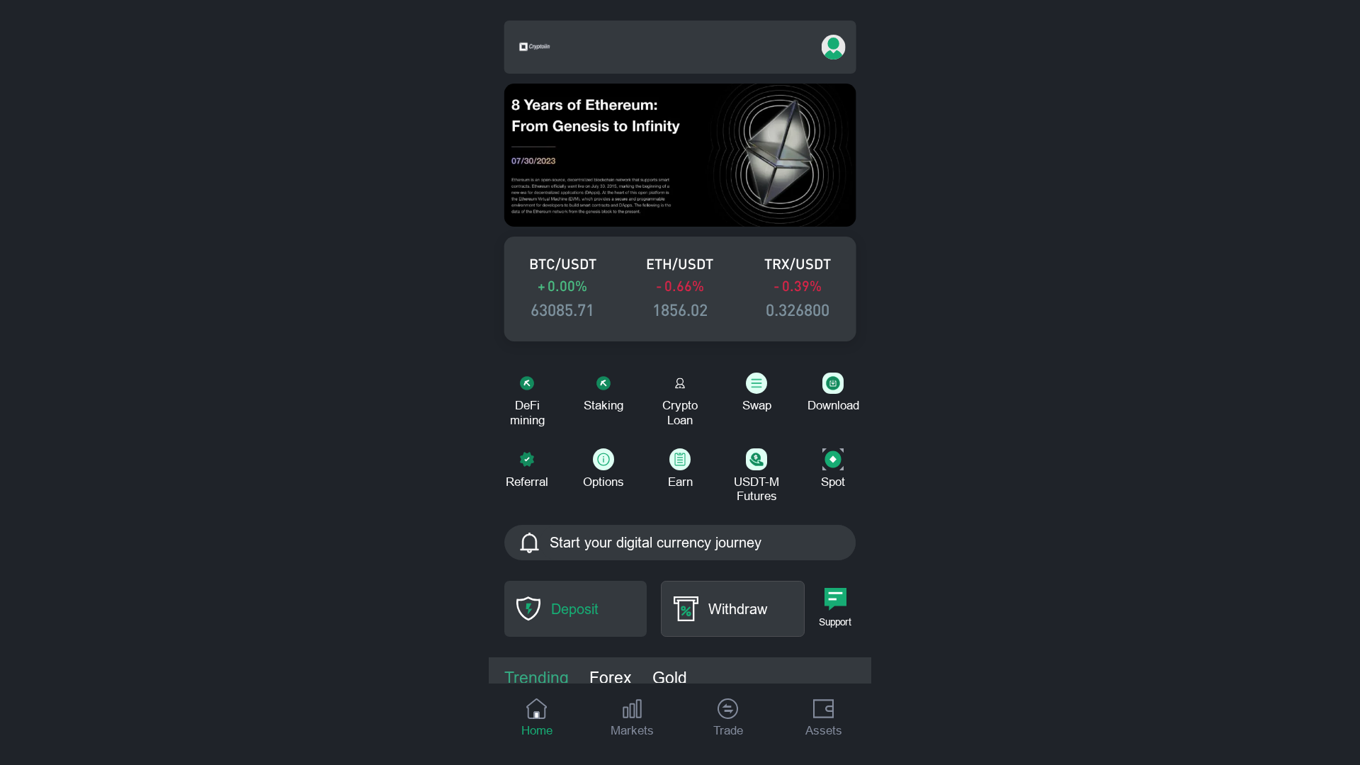 Screenshot of cryptoiin.club