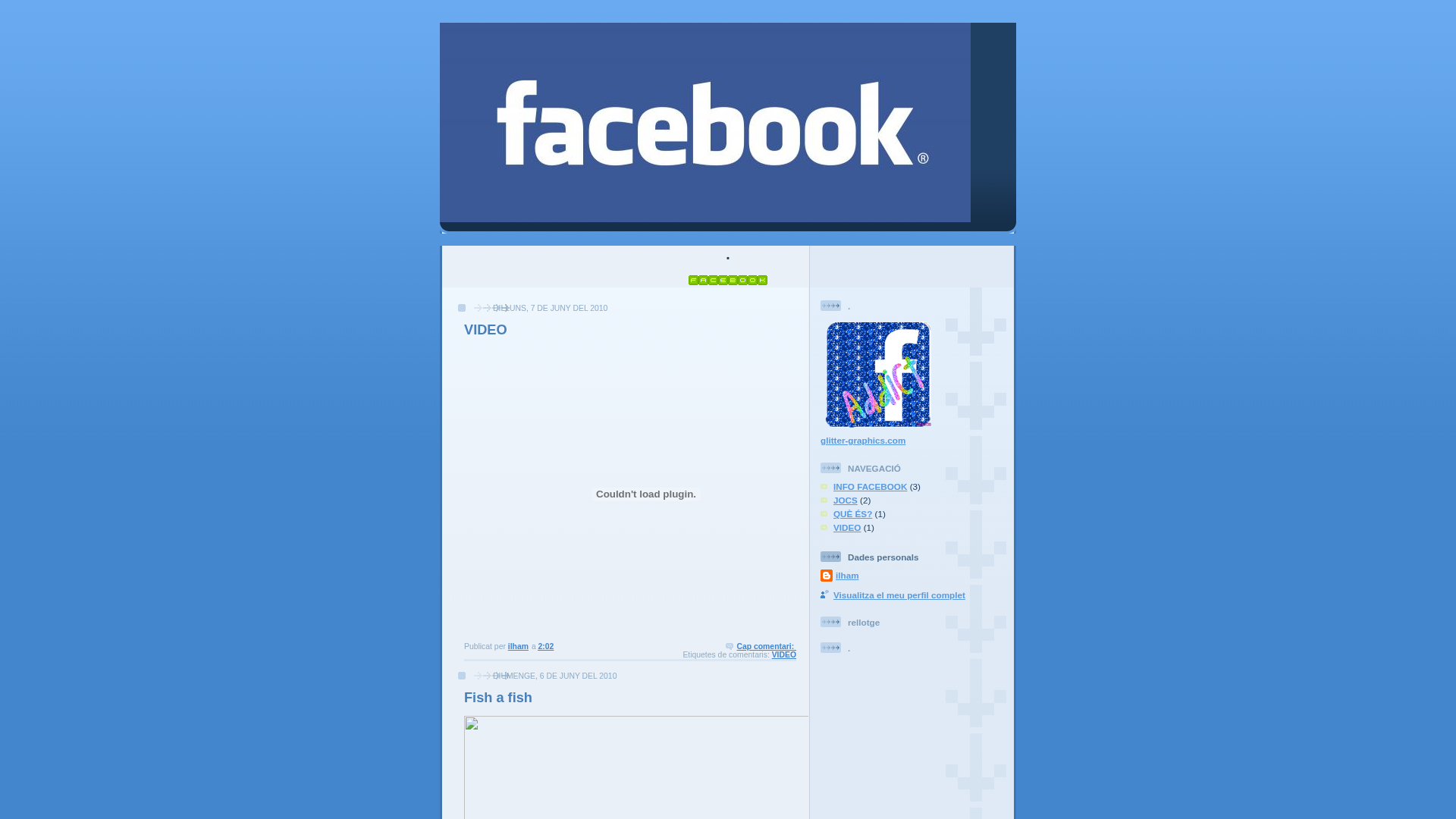 Screenshot of www.facebook-ilham.blogspot.com