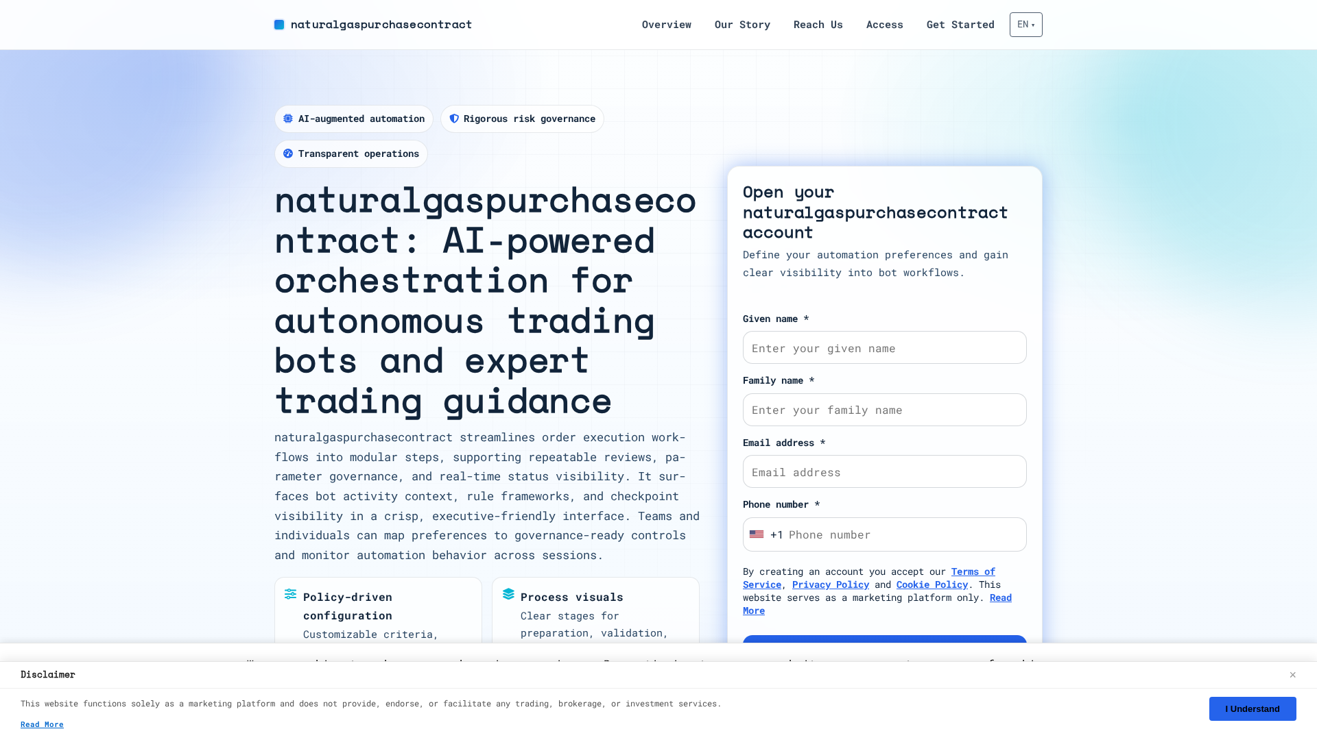 Screenshot of naturalgaspurchasecontract.com
