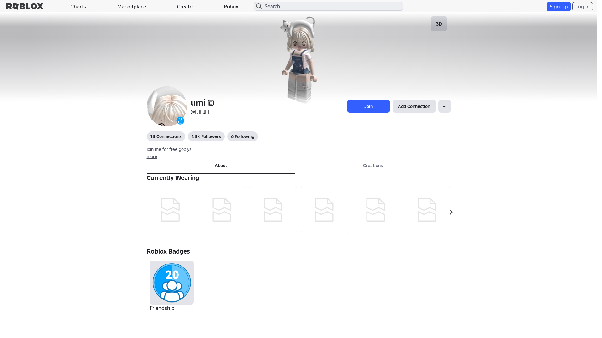Screenshot of www.roblox.et