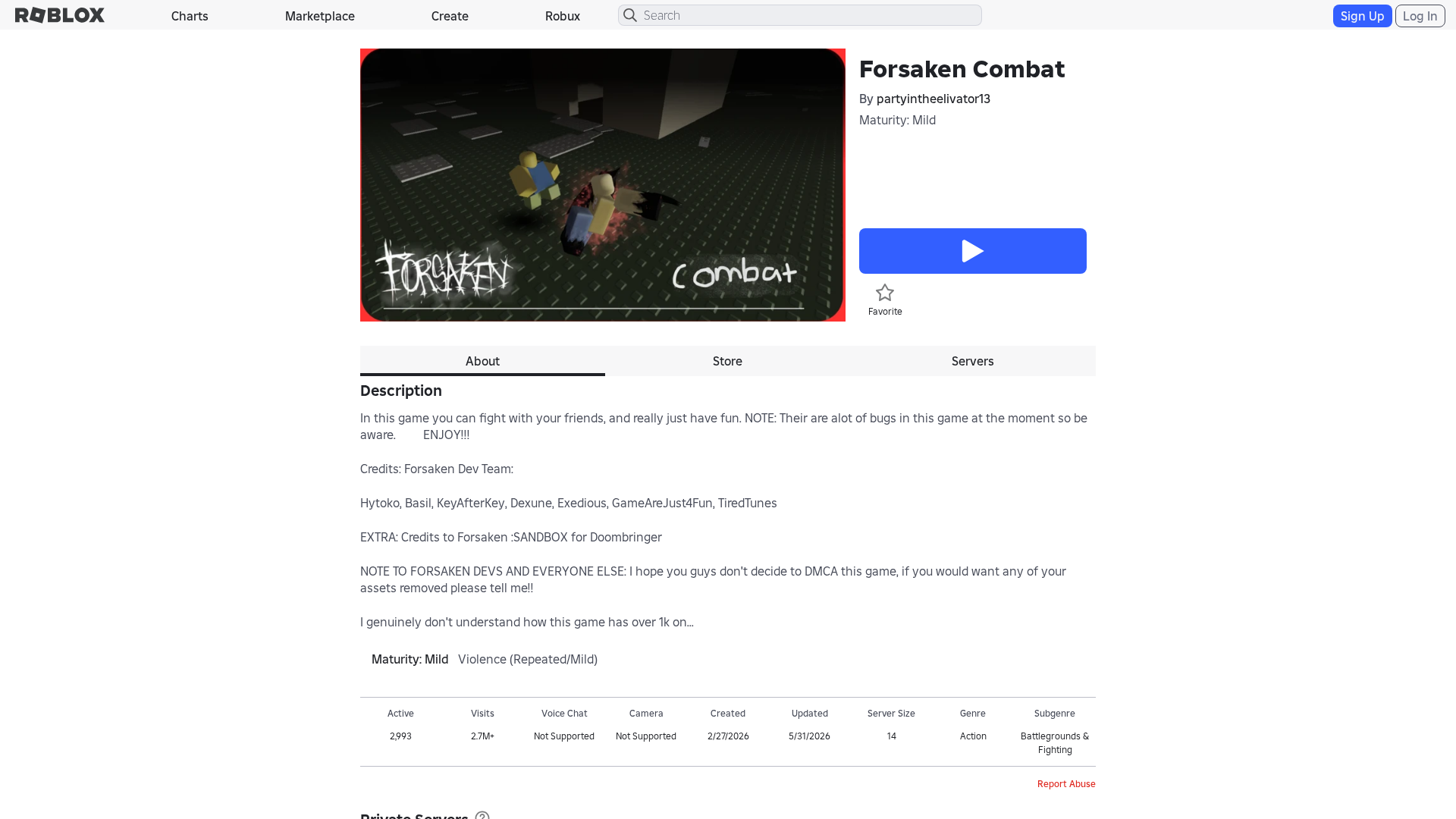 Screenshot of www.roblox.com.bi