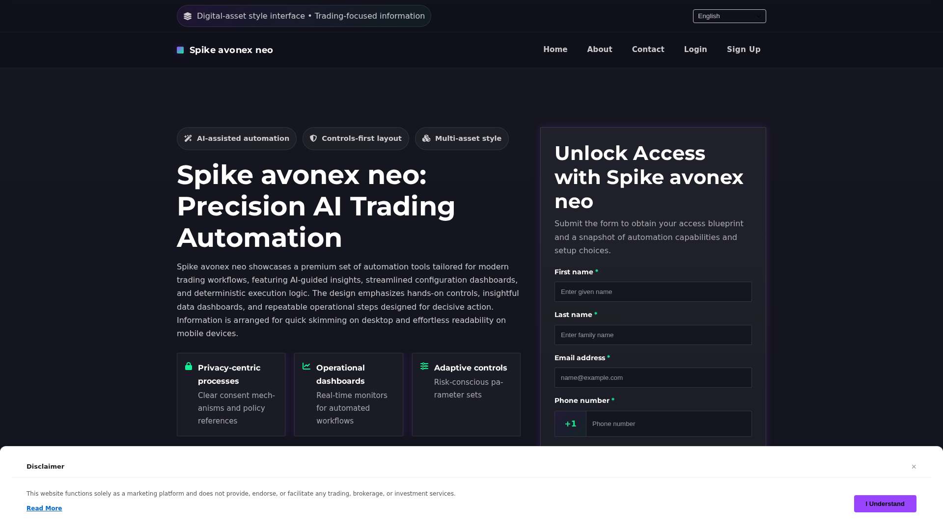 Screenshot of spikeavonexneo.pro