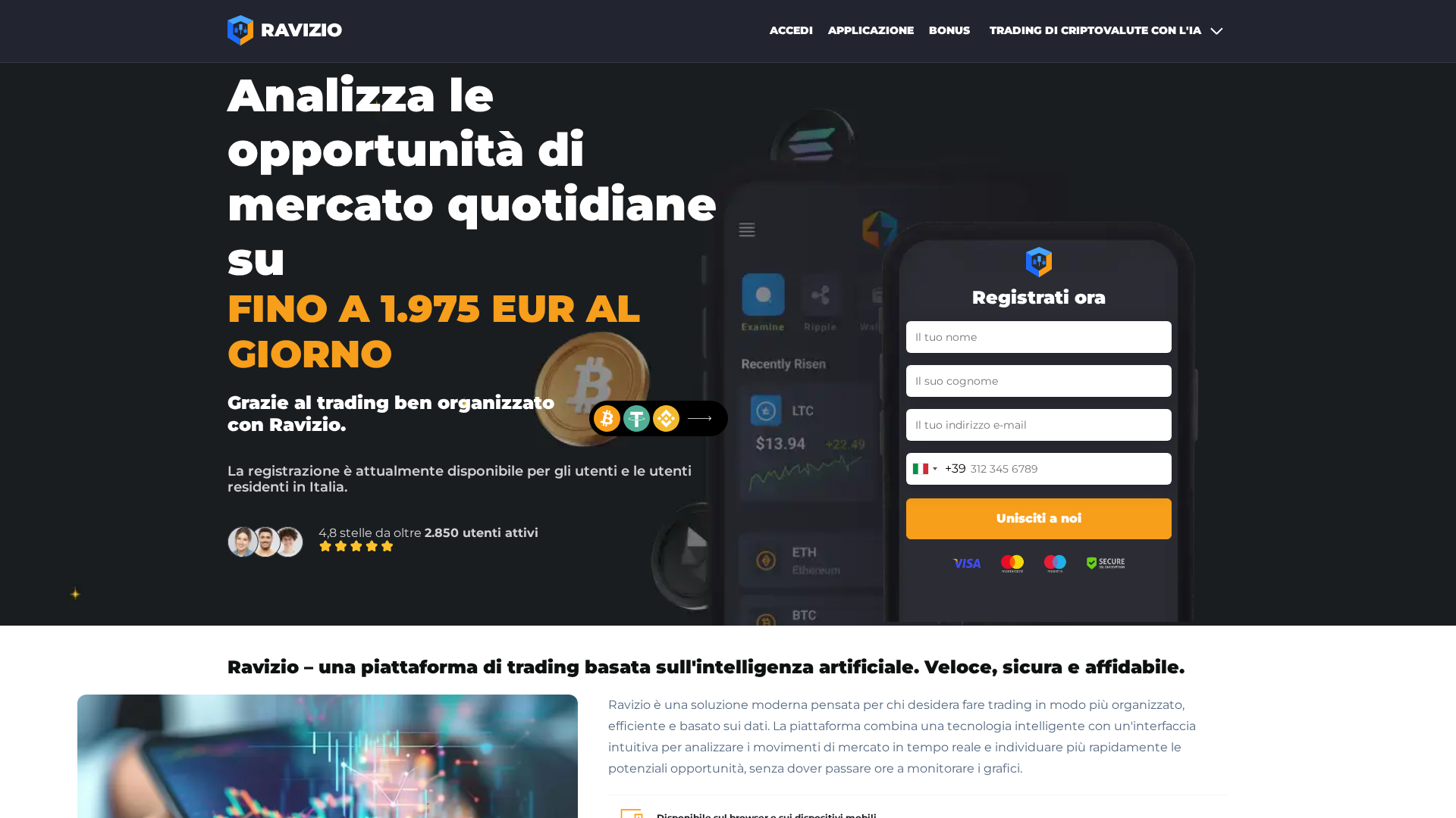 Screenshot of ravizio-ai.org