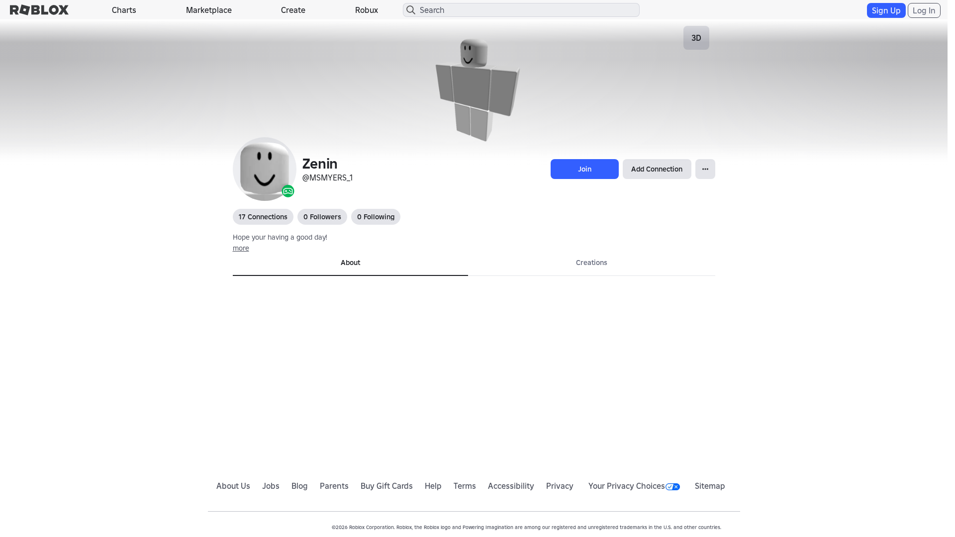 Screenshot of www.roblox.com.bi