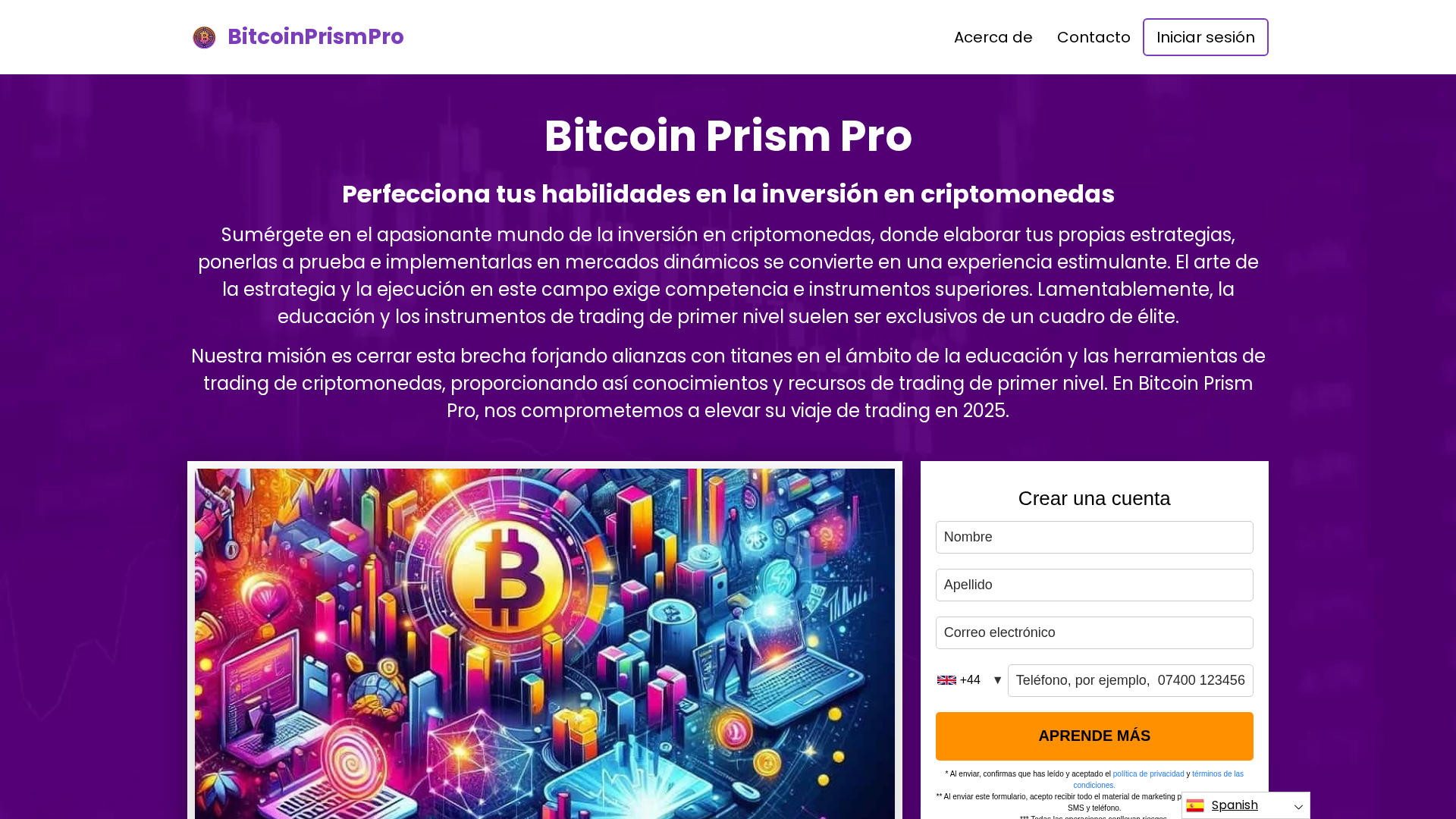 Screenshot of bitcoinbrain.org
