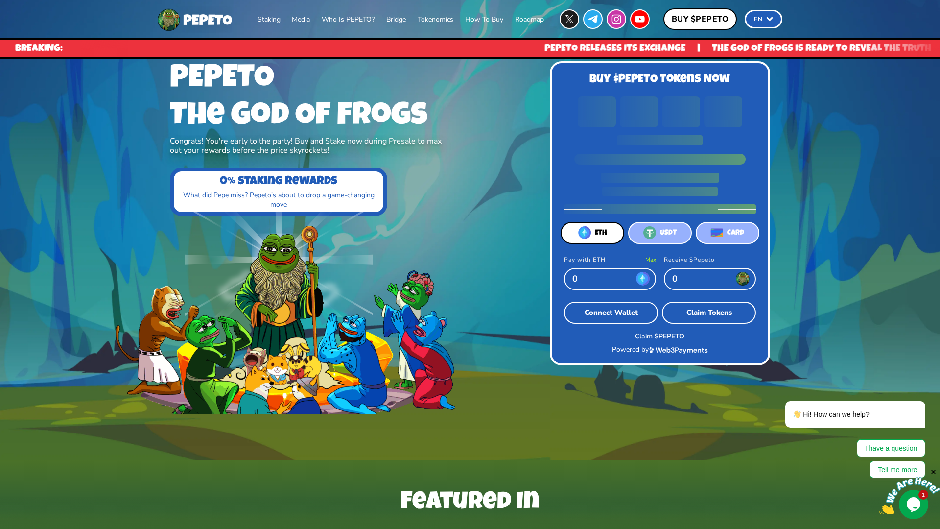 Screenshot of pepetodashboard.pages.dev