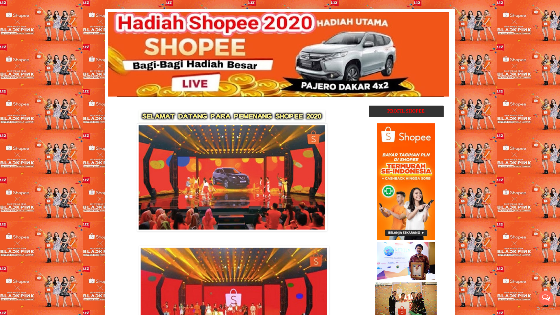 Screenshot of www.shopee061.blogspot.com
