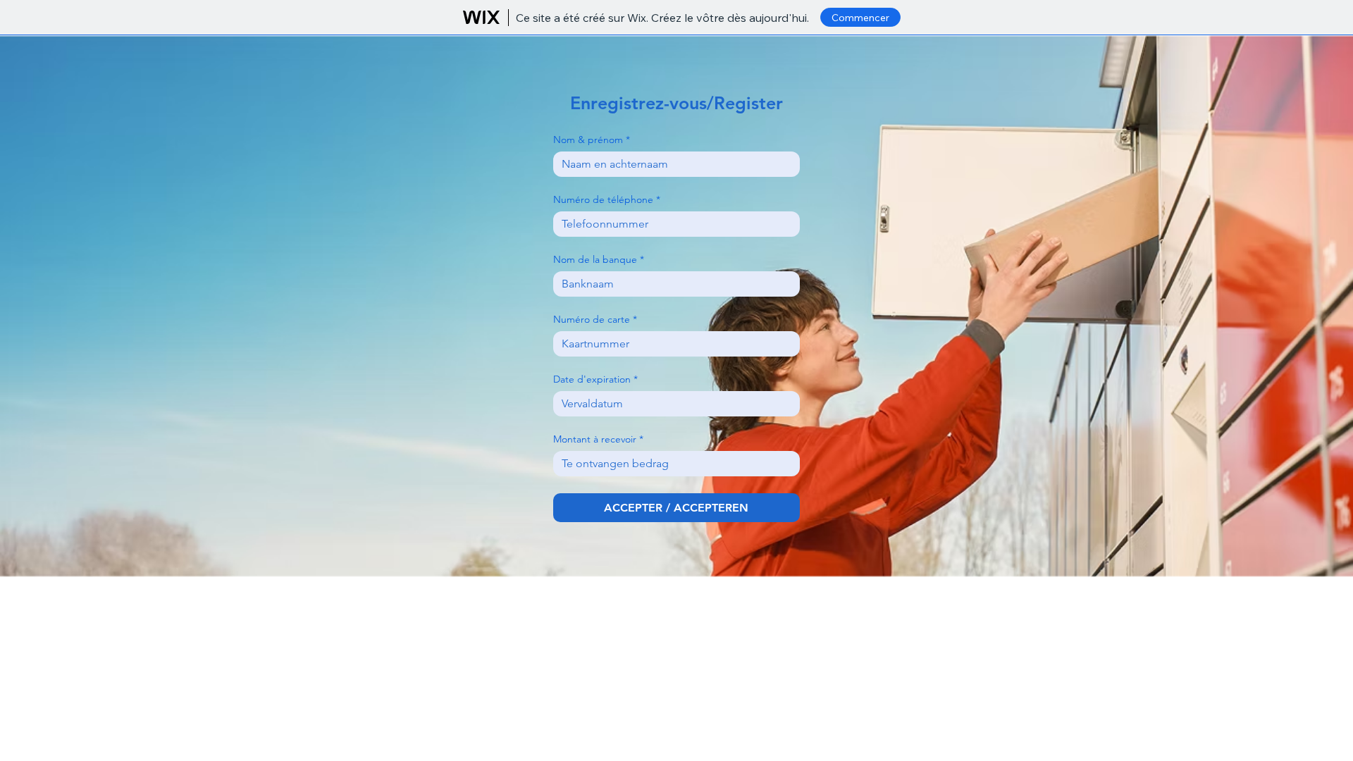 Screenshot of authentificationbp3.wixsite.com