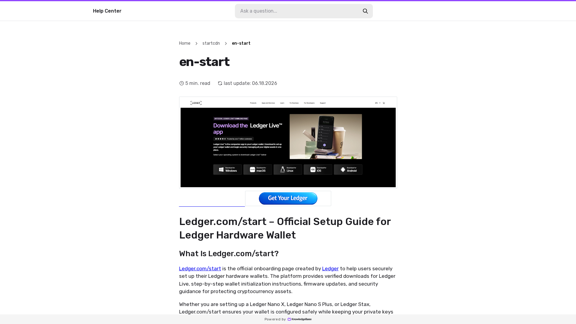 Screenshot of startcdn-ledgr.kb.help