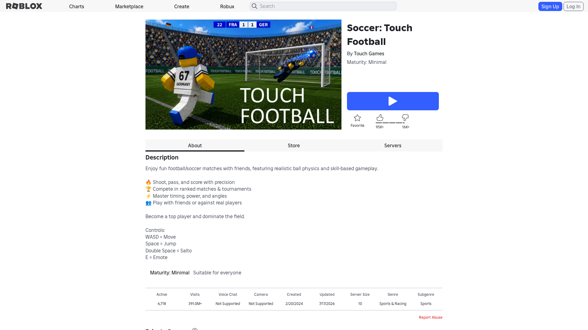 Screenshot of www.roblox.com.bi
