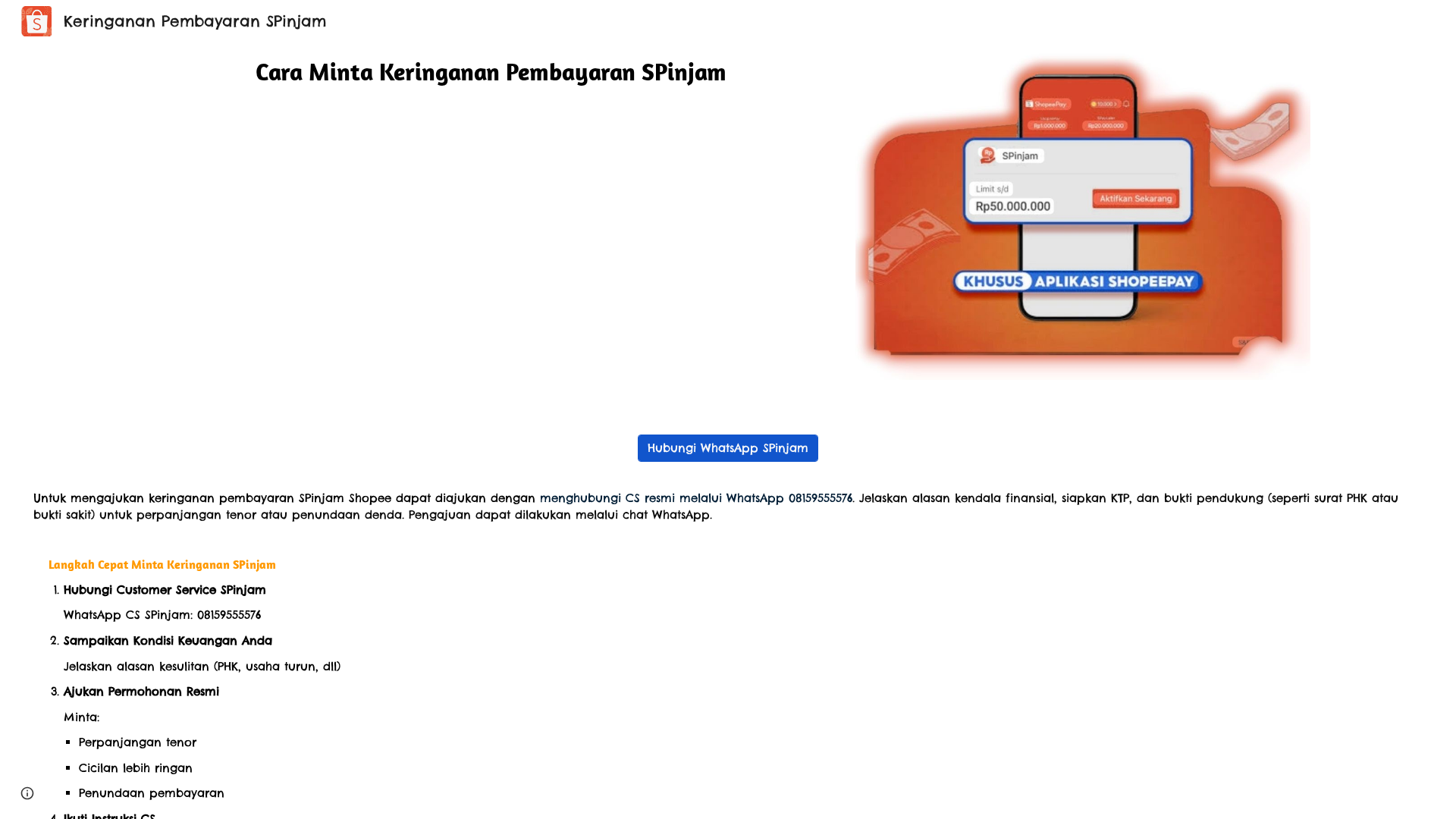 Screenshot of www.customerserviceshopee.com