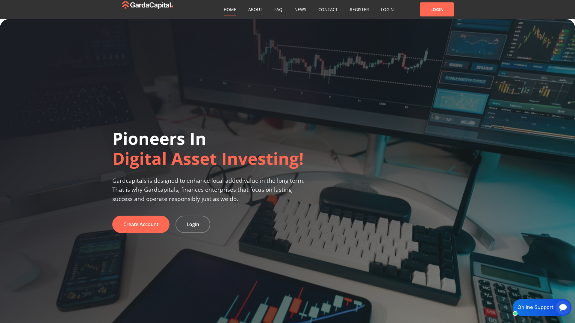 Screenshot of gardcapitals.net