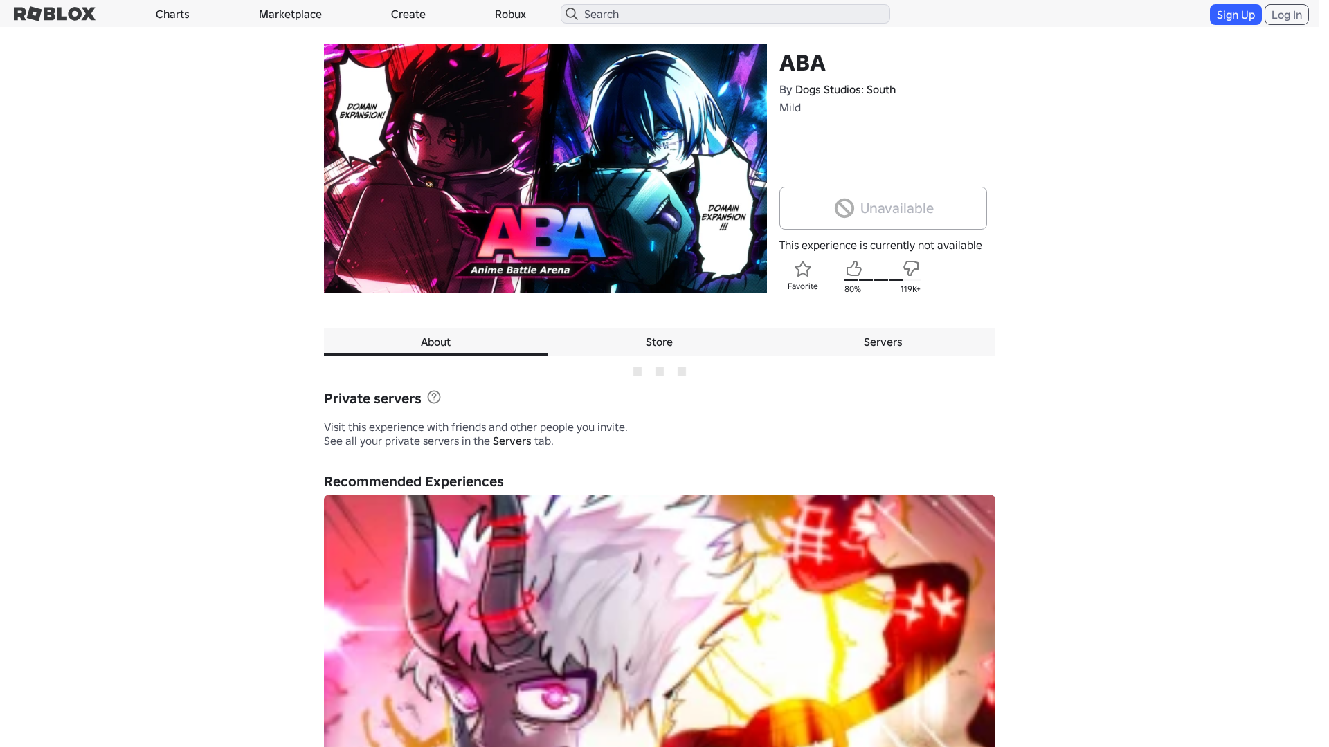 Screenshot of www.roblox.com.am
