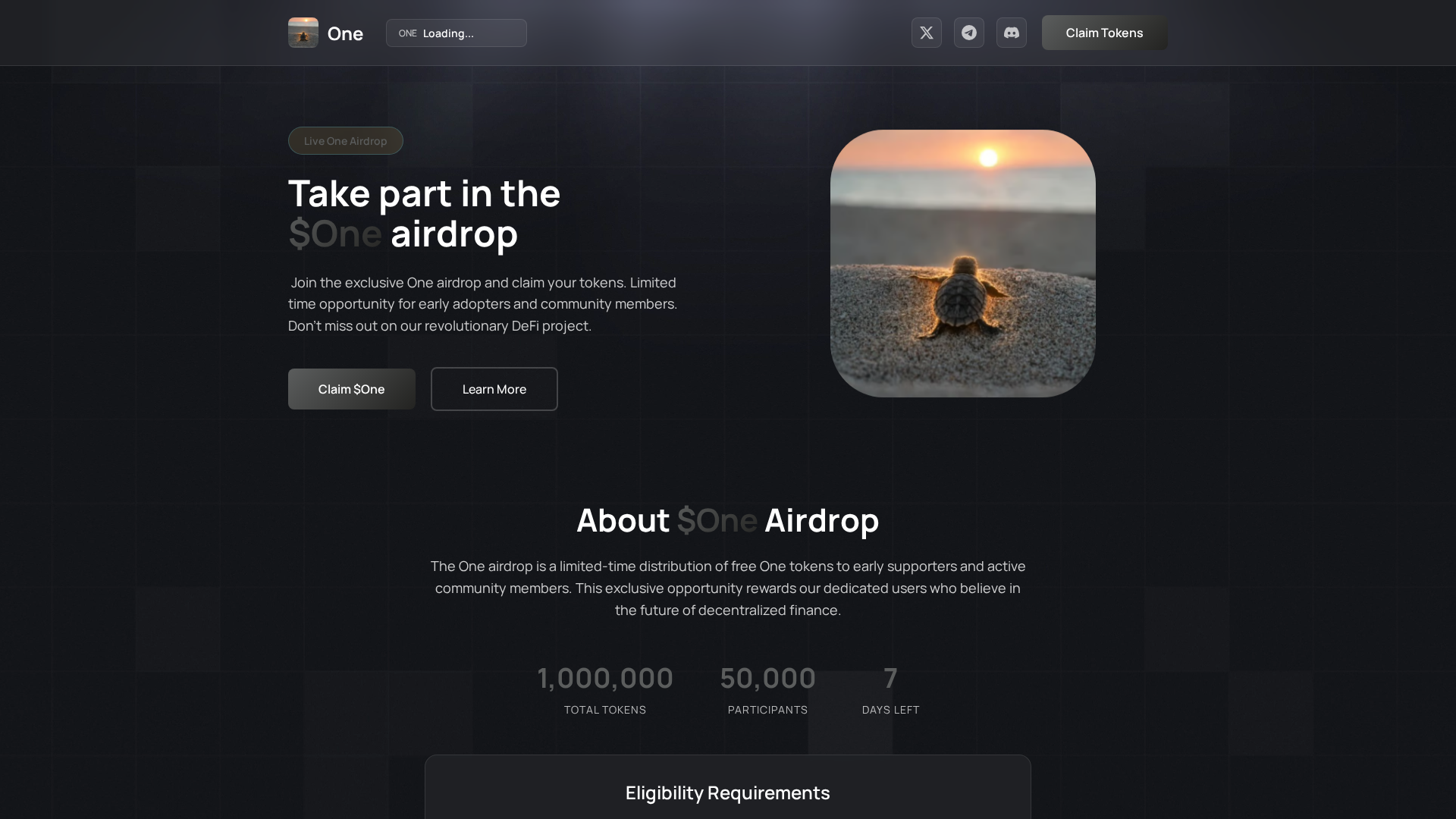 Screenshot of claim-one.pages.dev