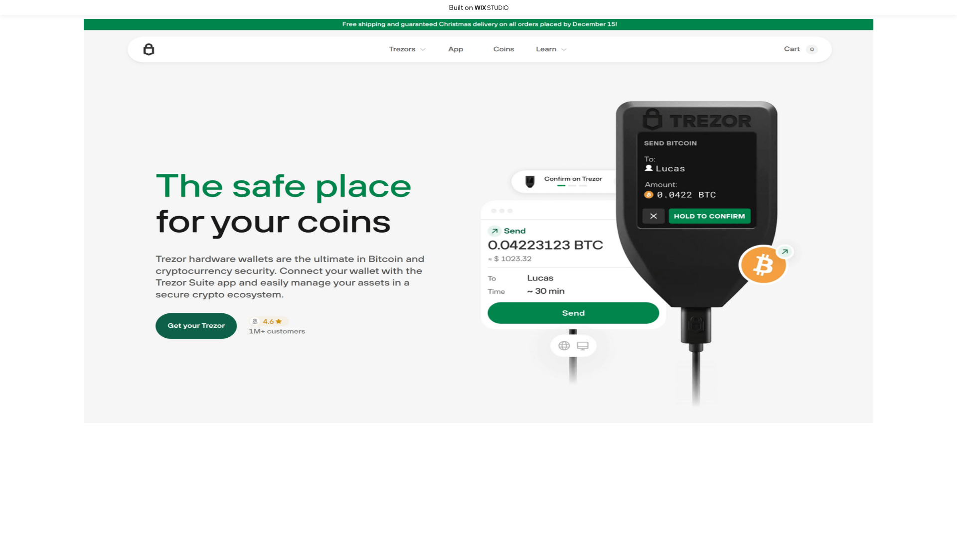 Screenshot of iostarts-trecon.wixstudio.com