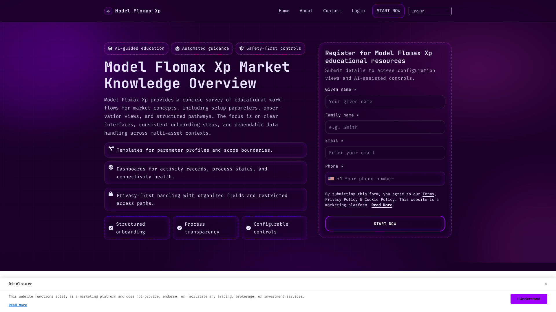 Screenshot of modelflomax-xp-platform.com