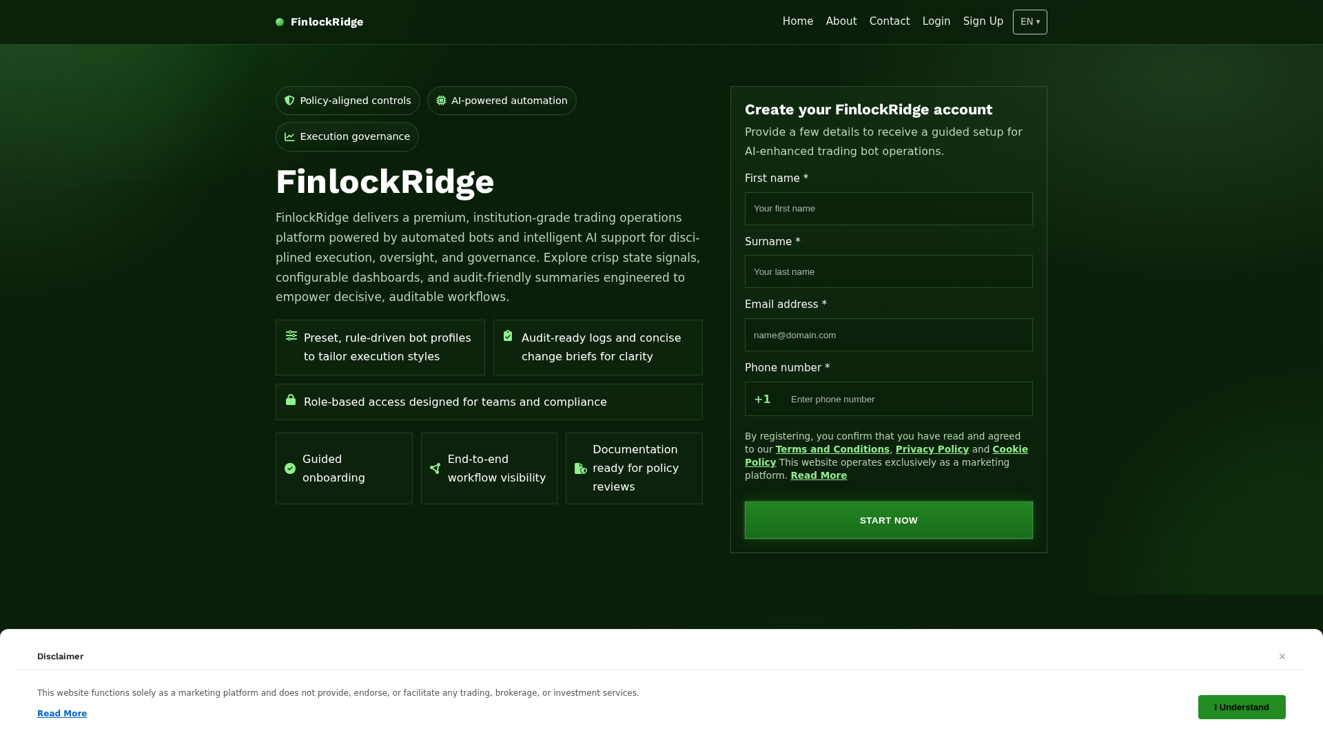 Screenshot of finlockridge.pro