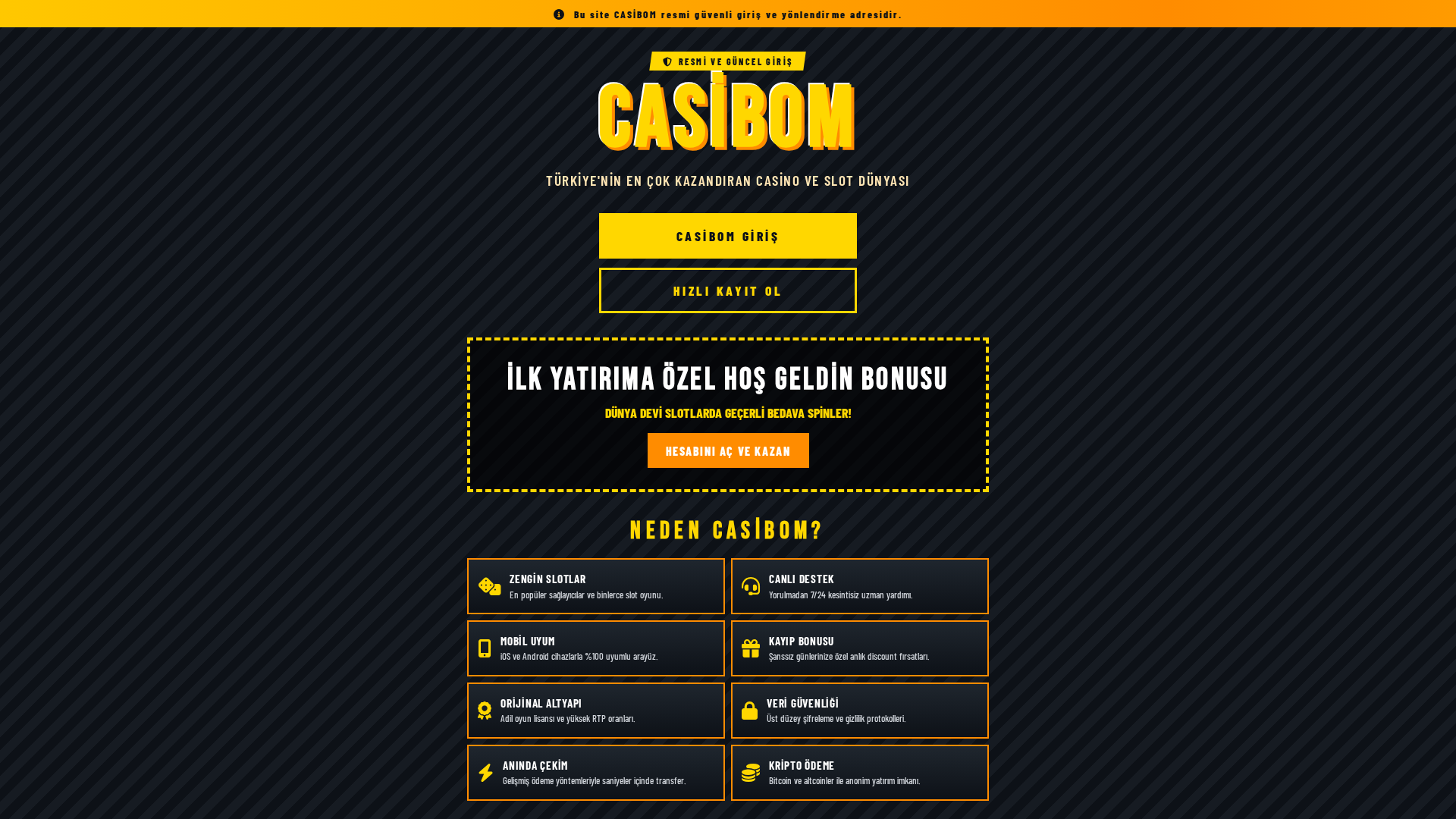 Screenshot of casibom.bom-siteleri.co
