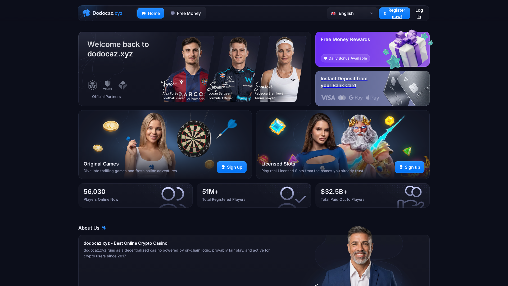 Screenshot of dodocaz.xyz