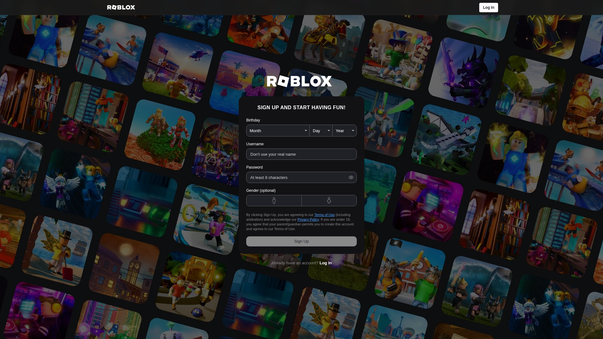 Screenshot of www.roblox-secure.vercel.app