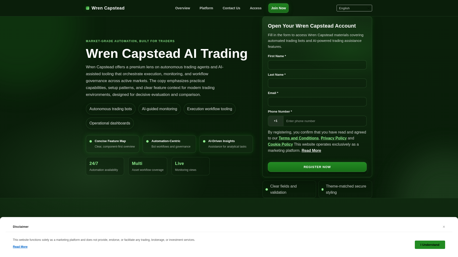 Screenshot of wrencapstead.digital