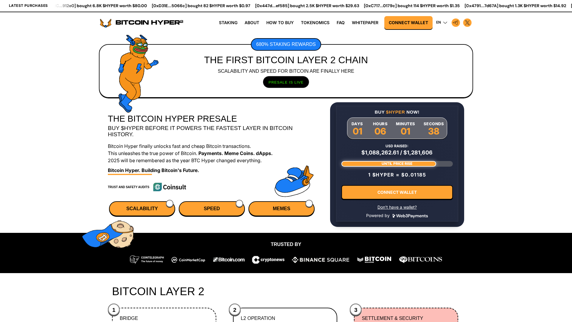 Screenshot of bitcoinhyper.pages.dev