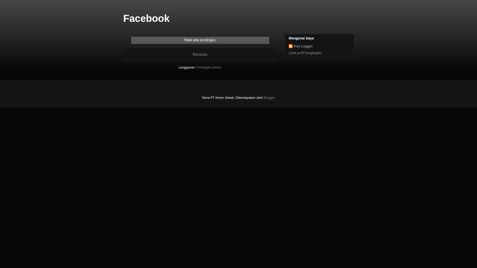 Screenshot of www.faceb00klogin.blogspot.com