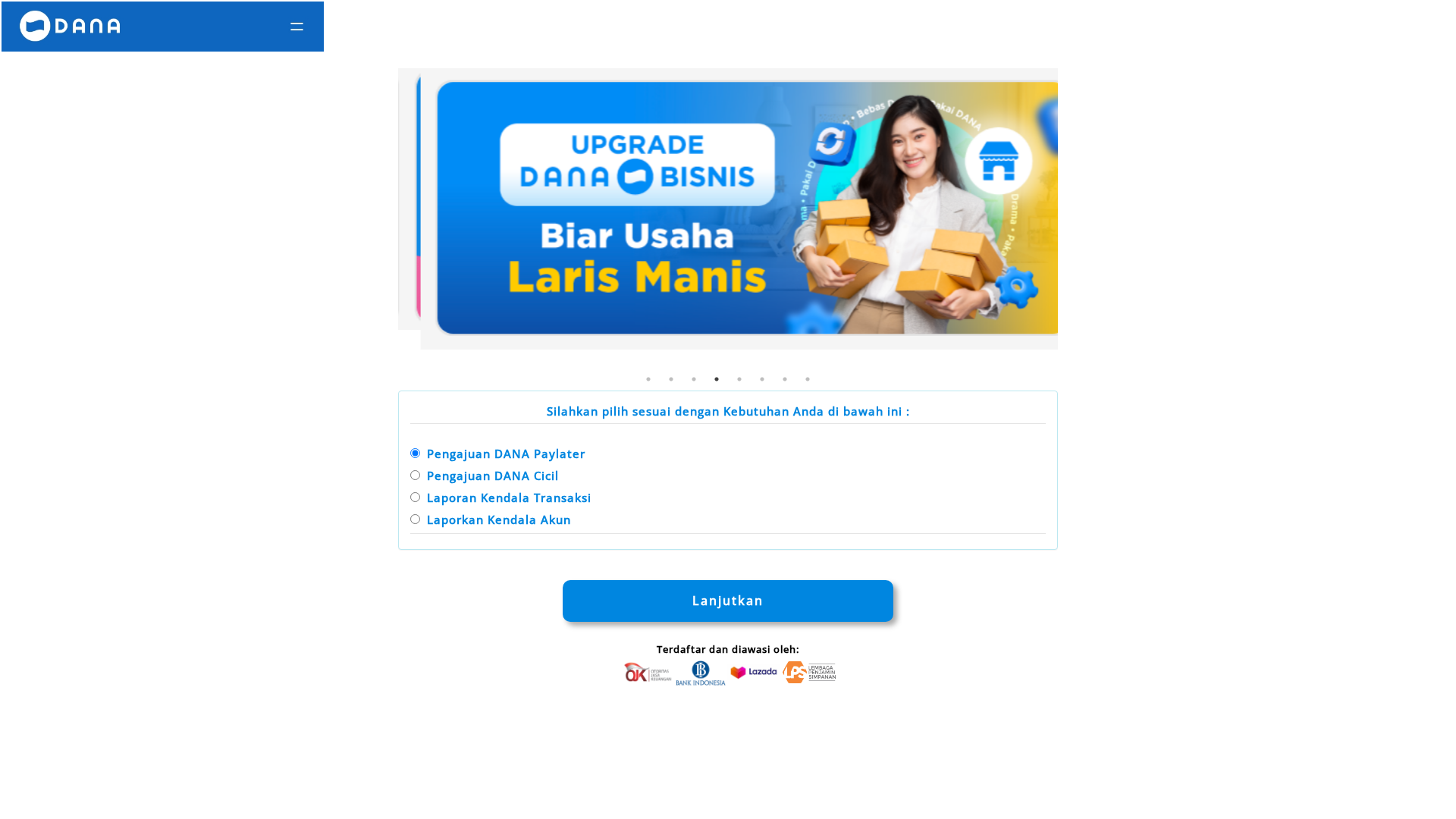 Screenshot of danaa-iindonesiaa.vaa.my.id