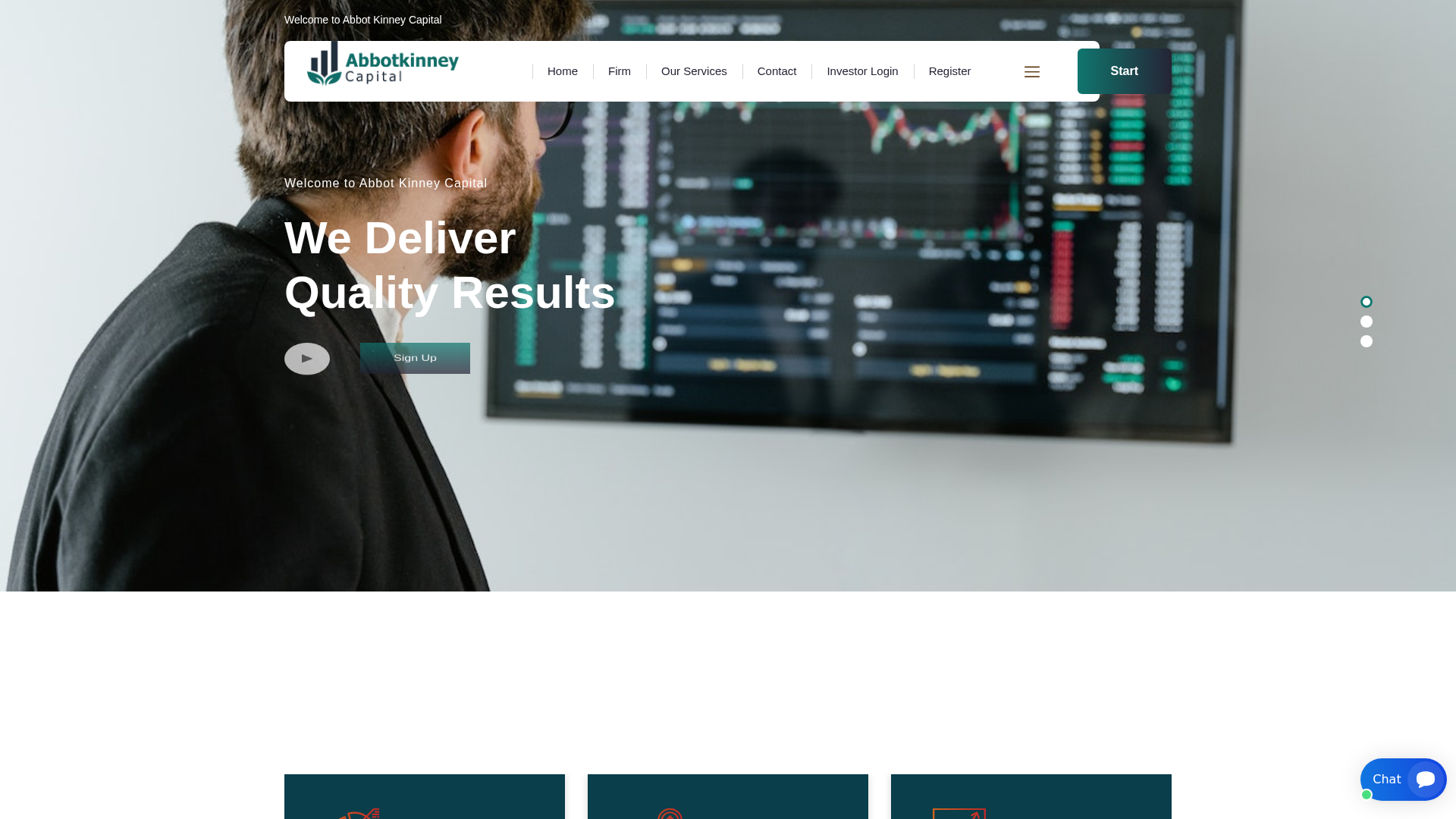Screenshot of abbotkinneycapital.com