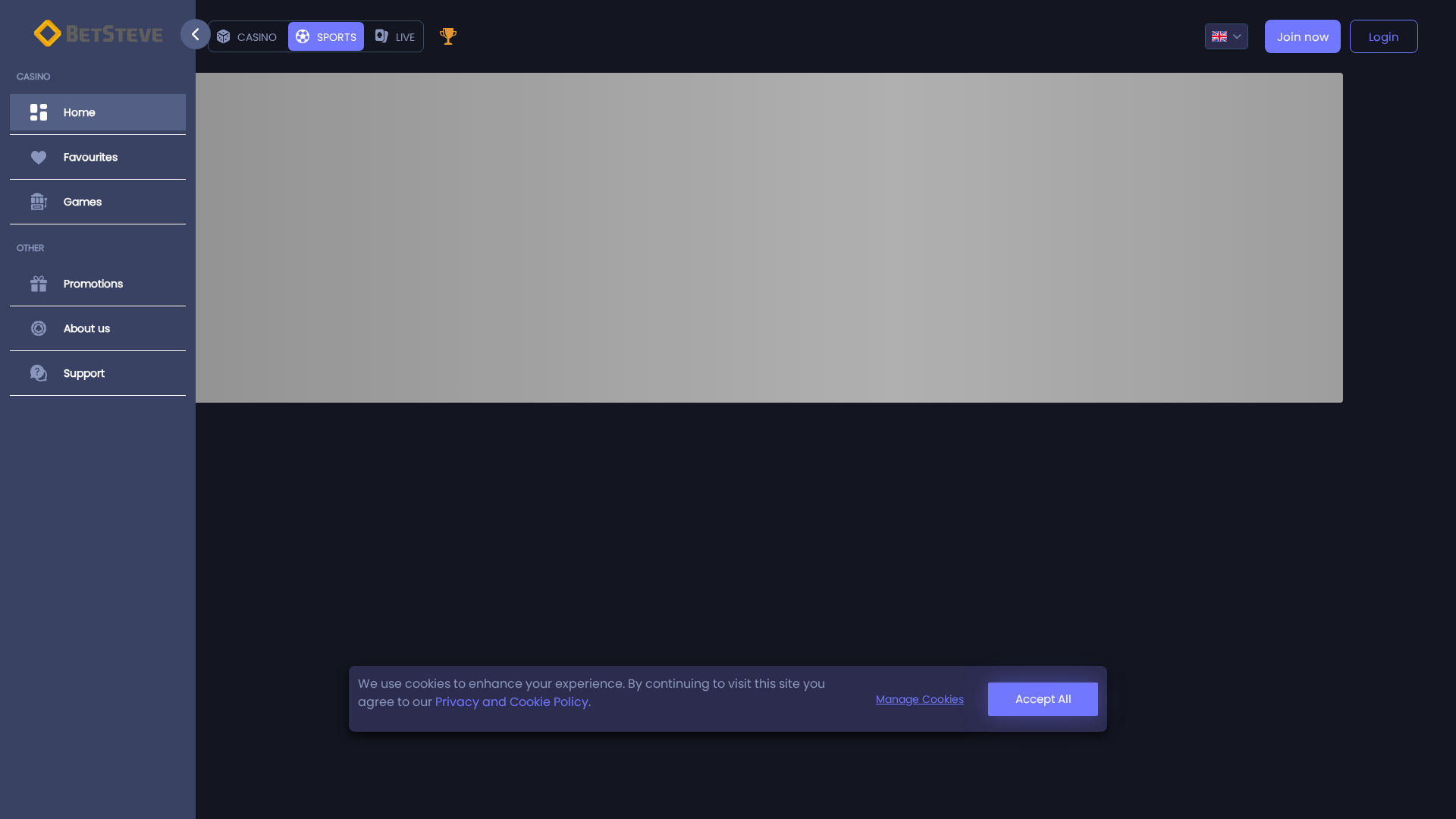 Screenshot of betsteve.com