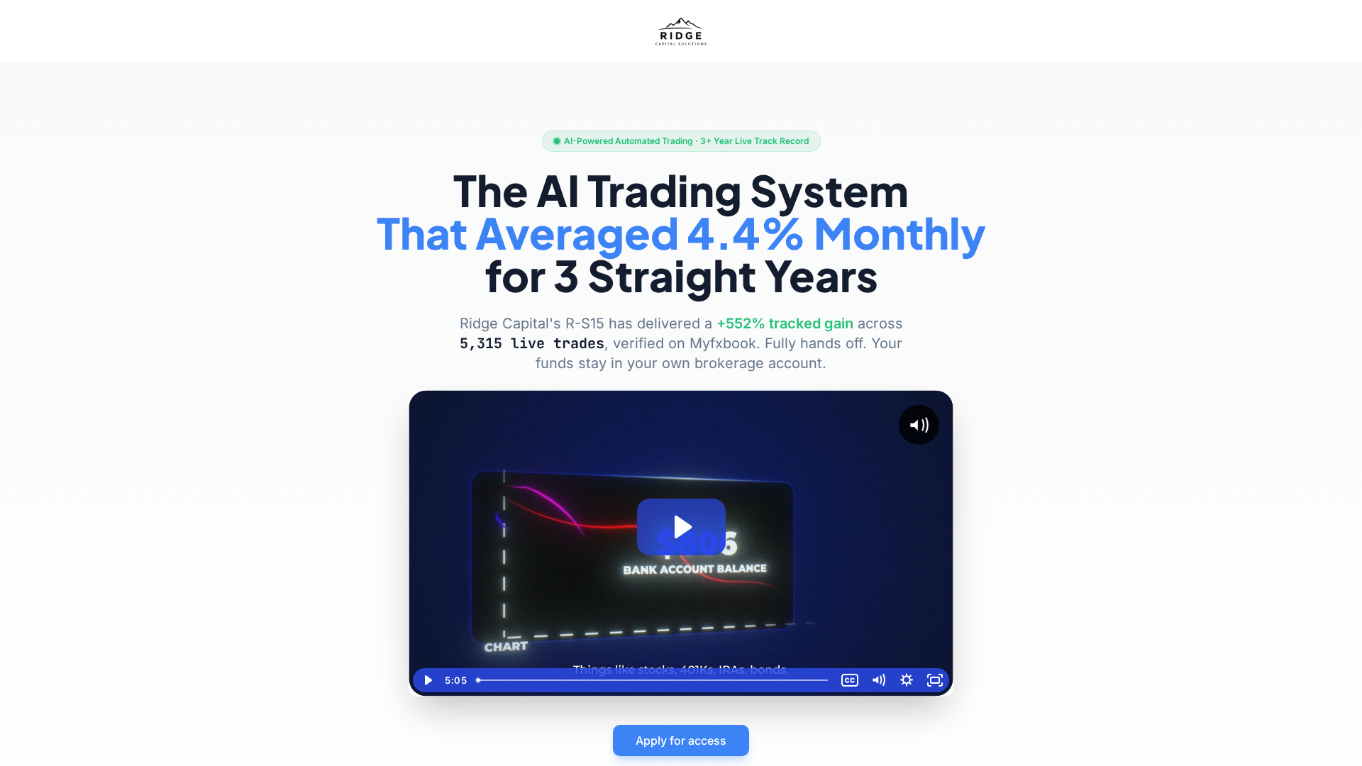 Screenshot of ridgecapitalsolutions.io