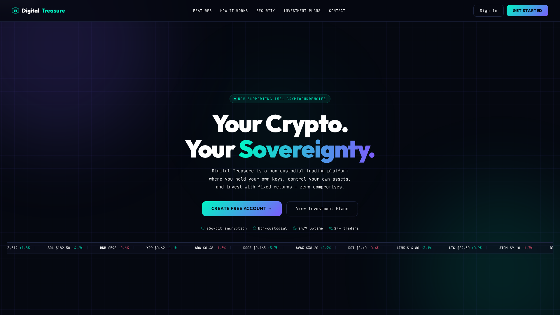 Screenshot of digital-treasure.site