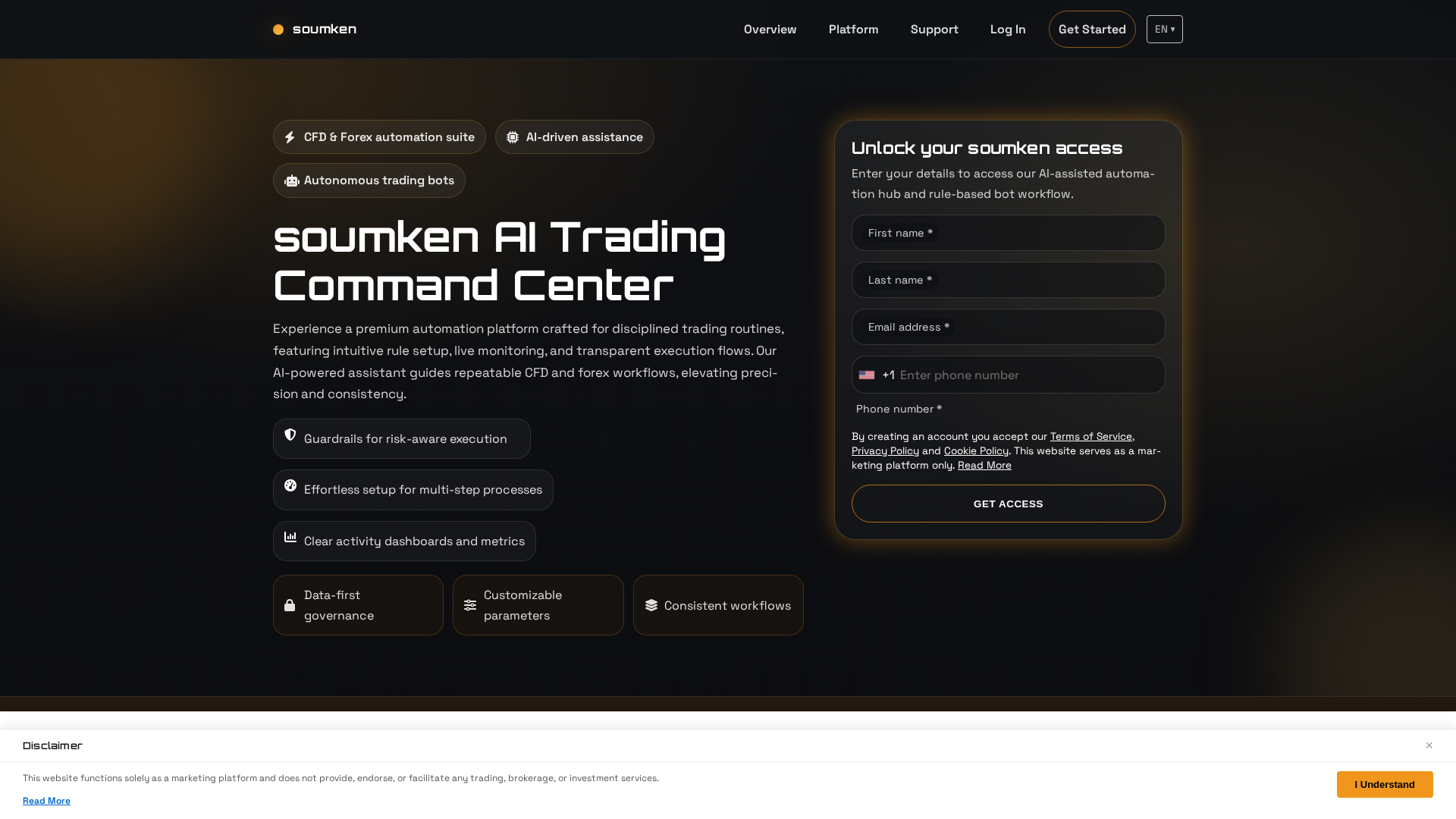 Screenshot of soumken.com